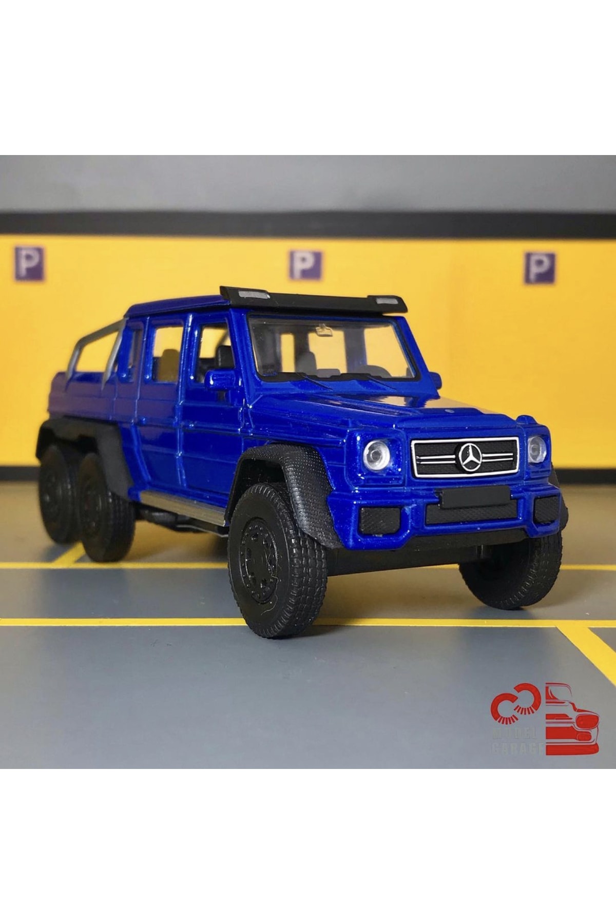مدل خودرو MERCEDES BENZ G 63 AMG 6X6 1 36 SCALE C&amp;C MODEL GARAGE PULL DROP DIECAST METAL TOY CAR اورجینال WELLY