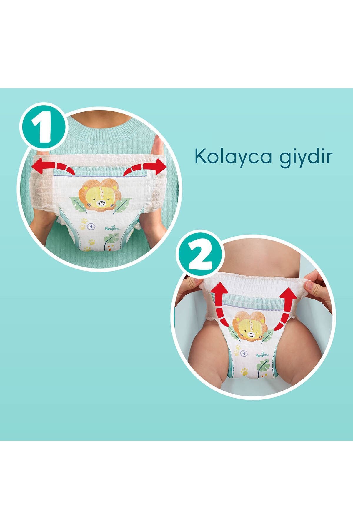 پوشک بچه شلوارک سایز 4 بسته 21 عددی ماکسی تک اورجینال Prima