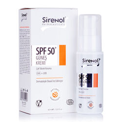 کرم ضدآفتاب مینرال سیرنول Sirenol با SPF 50 حاوی عصاره هاماملیس، روغن تامانو و شی‌باتر ۶۰ میلی‌لیتر