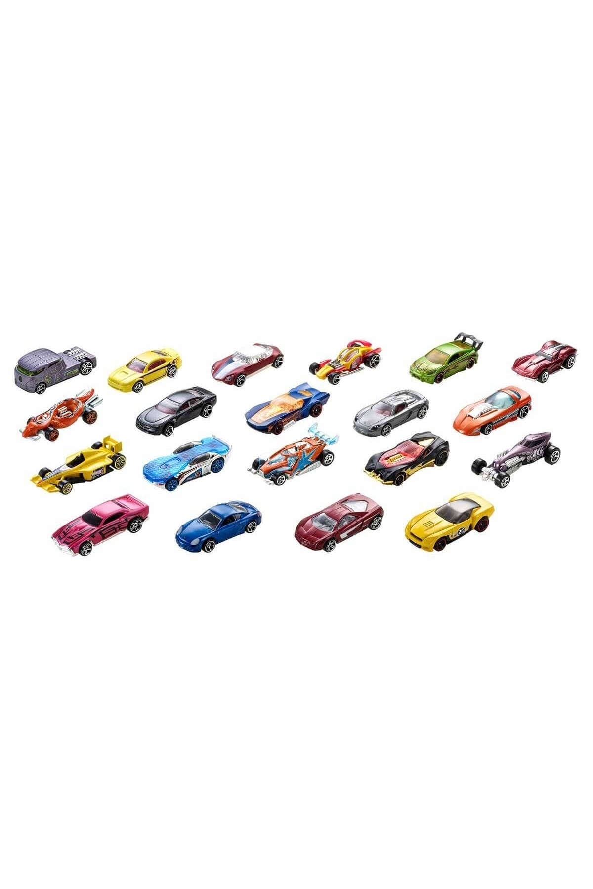 ماشین اسباب بازی H7045 چرخ های داغ 20 قطعه مجموعه هات ویلز اورجینال HOT WHEELS