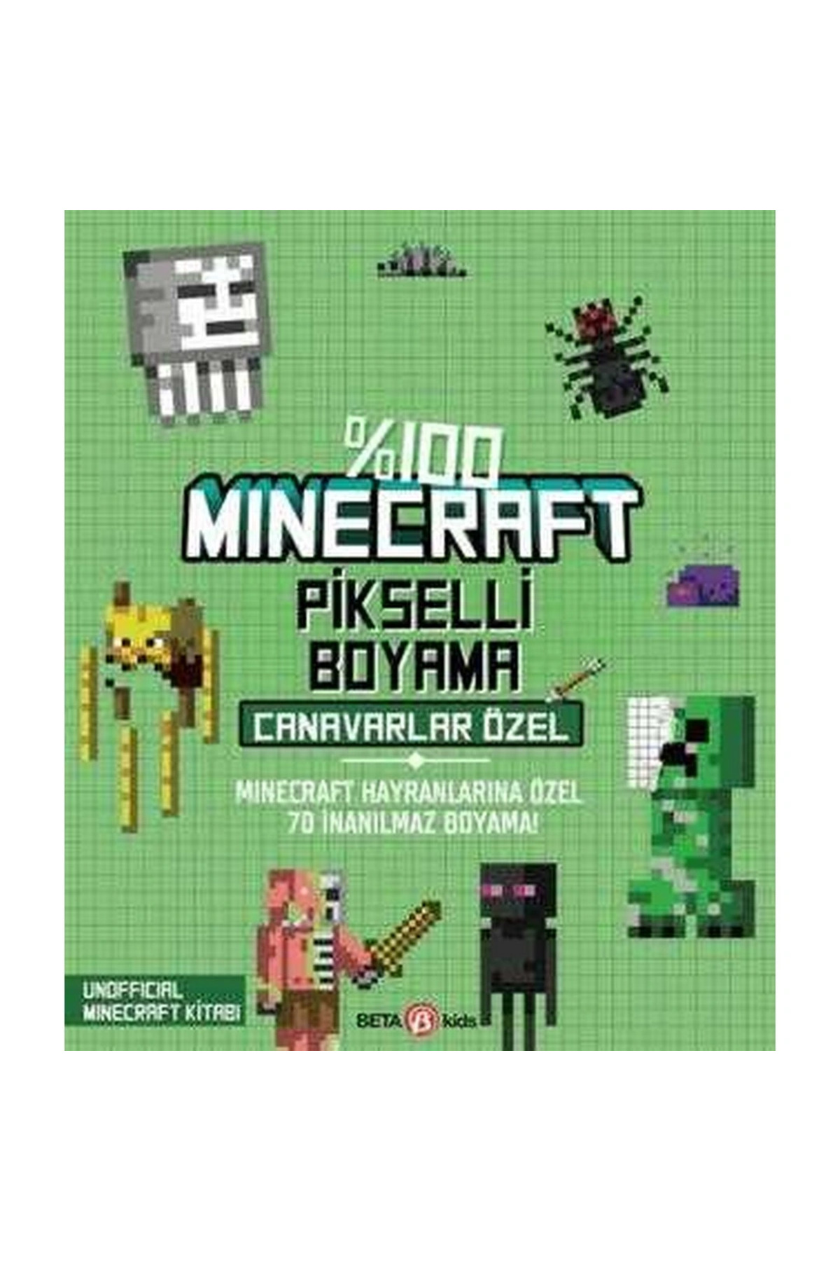 اسباب بازی های آموزشی 100% MINECRAFT PIXEL COLORING MONSTERS SPECIAL TOYFEST