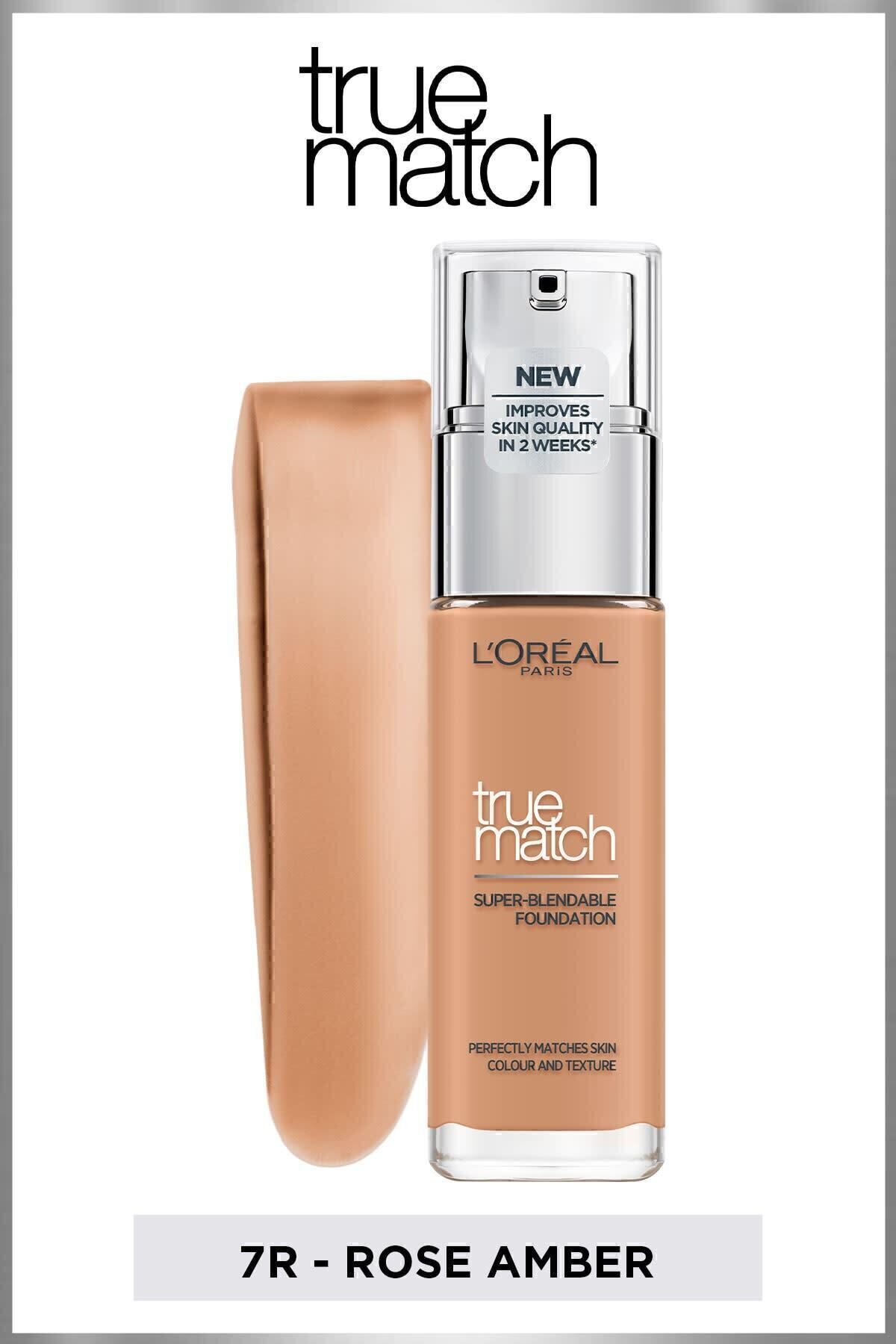 L'Oreal Paris کرم پودر مراقبتی True Match رنگ عاجی شماره 7R