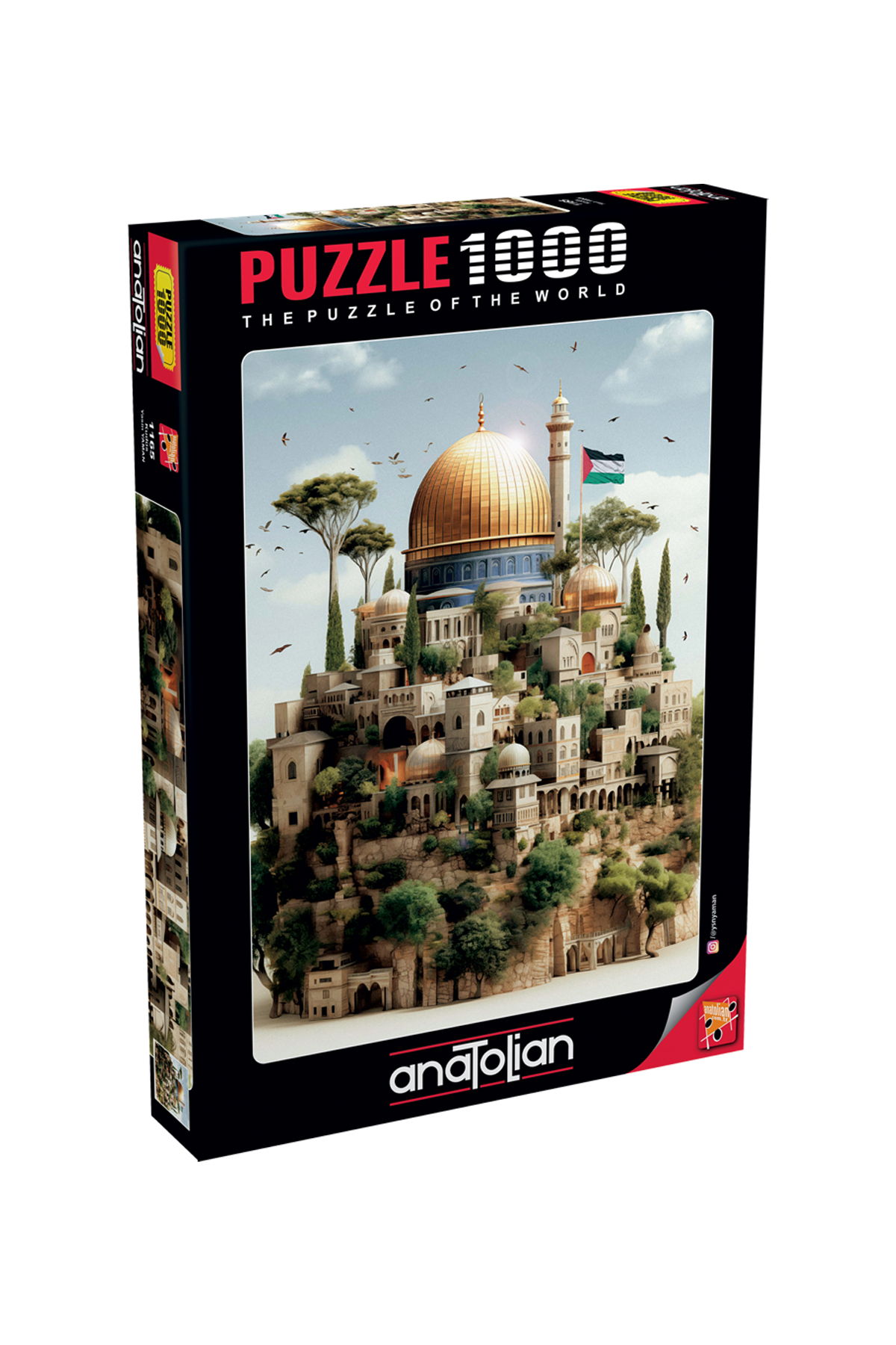 پازل اره منبت کاری مویی 1000 تکه اورشلیم 1165 Anatolian Puzzle