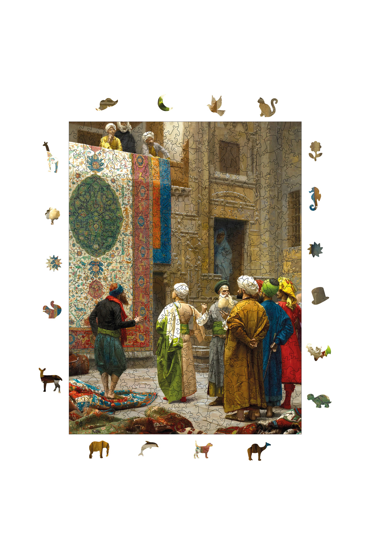 پازل چوبی تاجر فرش 450 عدد 29X39 سانتی متر WePuzzleUp
