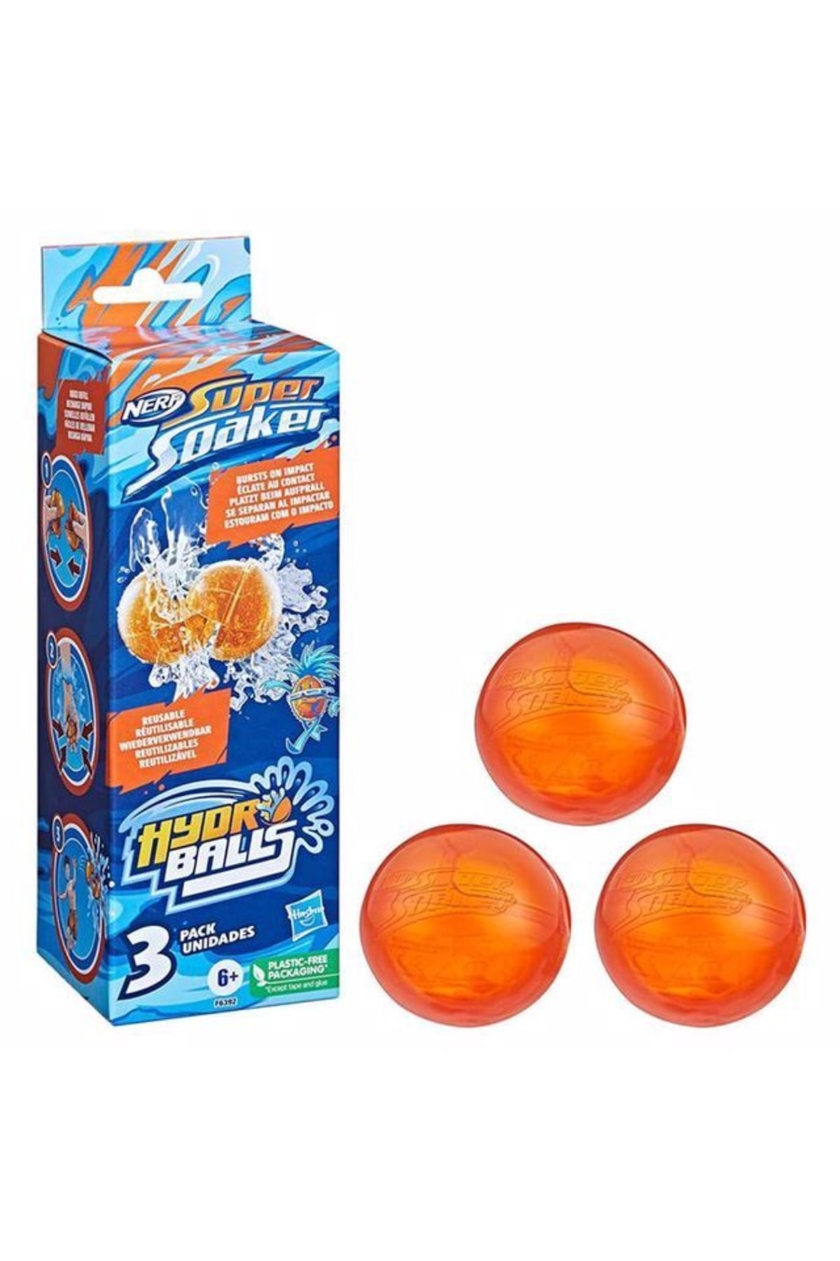 تفنگ های اسباب بازی و آب توپ SUPER SOOKER BALLS 3L ALITHESTEREO نرف اورجینال Nerf