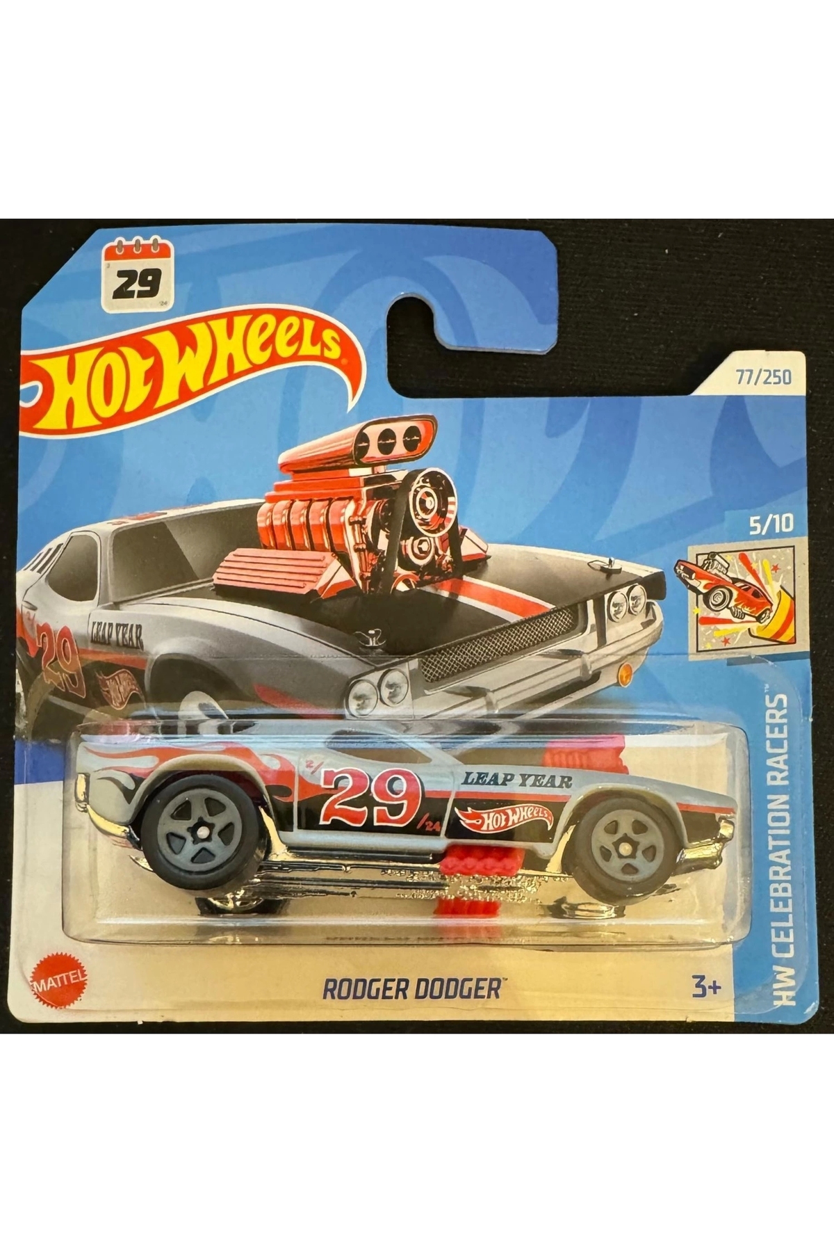 ماشین اسباب بازی های خواننده RODGER DODGER HRY99 هات ویلز اورجینال HOT WHEELS