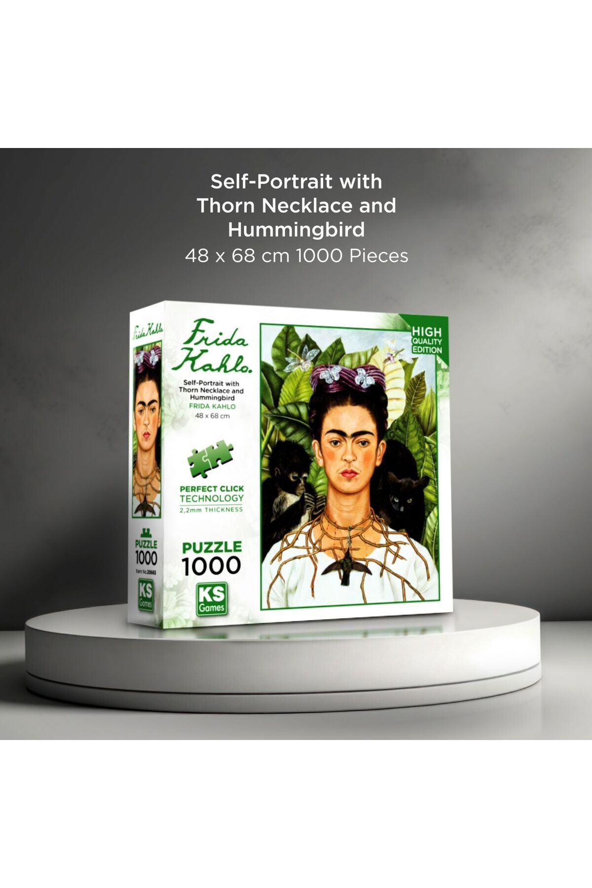 پازل خود پرتره با گردنبند خار و قطعه 1000 اورجینال Ks Games