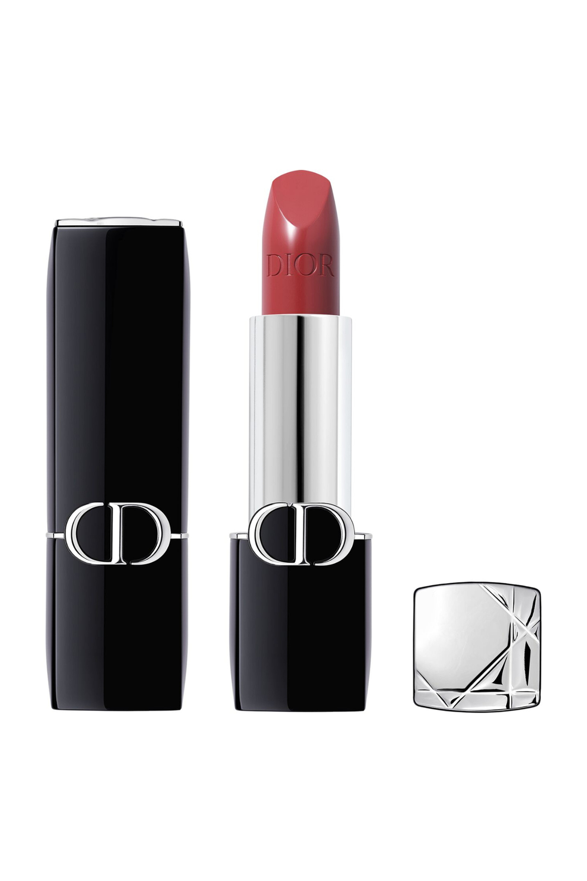 Dior رژلب دیور 720 با رنگ بی‌رنگ و اندازه اصلی