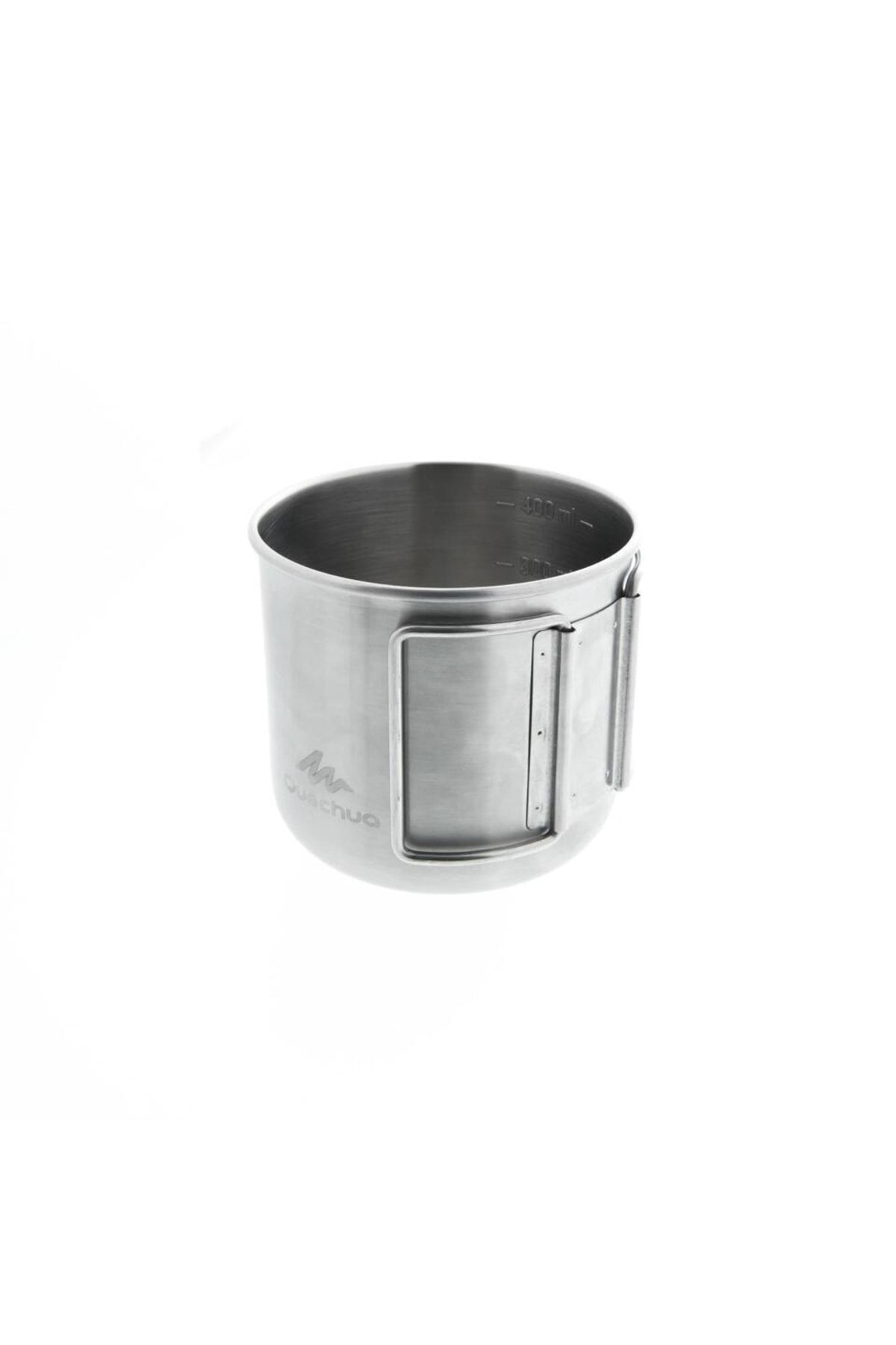 ماگ کمپینگ آشپزخانه فنجان استیل ضد زنگ 0.4 L MH150 اورجینال Decathlon