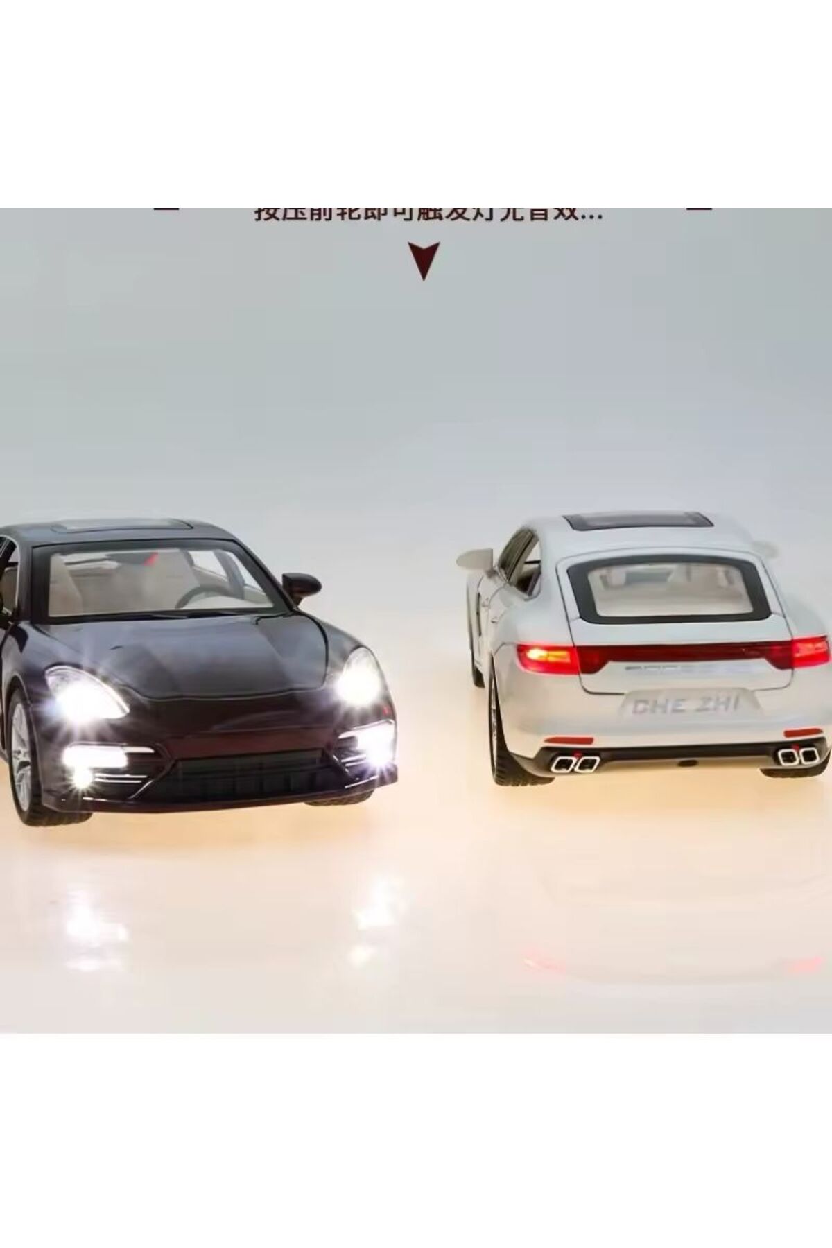 مدل خودرو 1:24 PORSCHE PANAMERA DIECAST CAR کلکسیونی با صدا و نور اورجینال scntoys