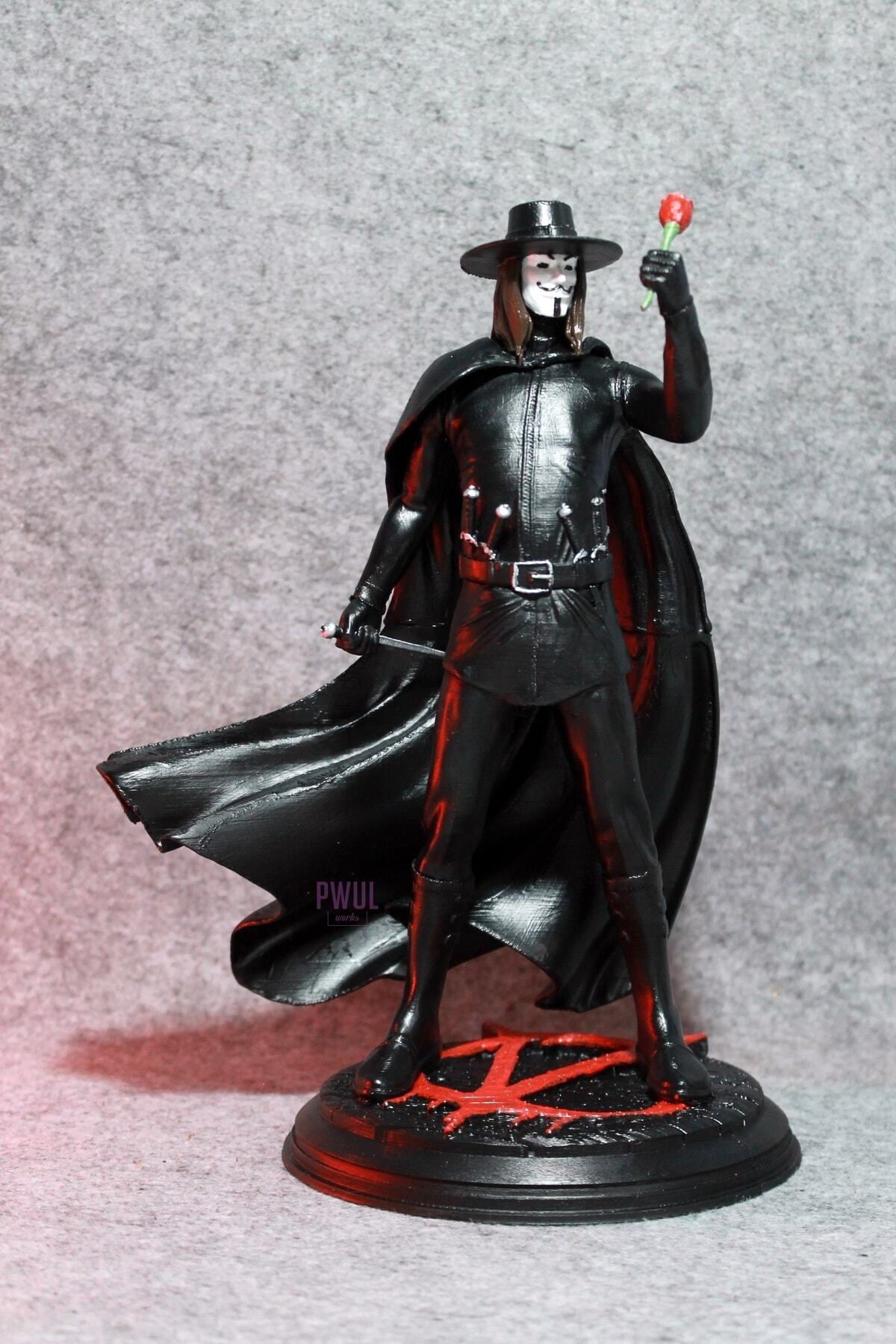 فیگور بوسه ۲۷ سانتی‌متری V For Vendetta PWUL WORKS