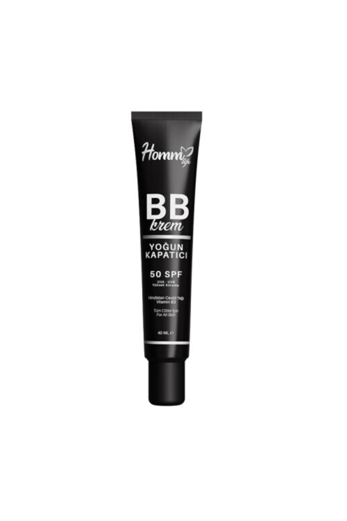 کرم بی و سی HOMM HERBAL BB CREAM INTENSIVE CONCEALER 50SPF 40ML NTRLBB Homm Life