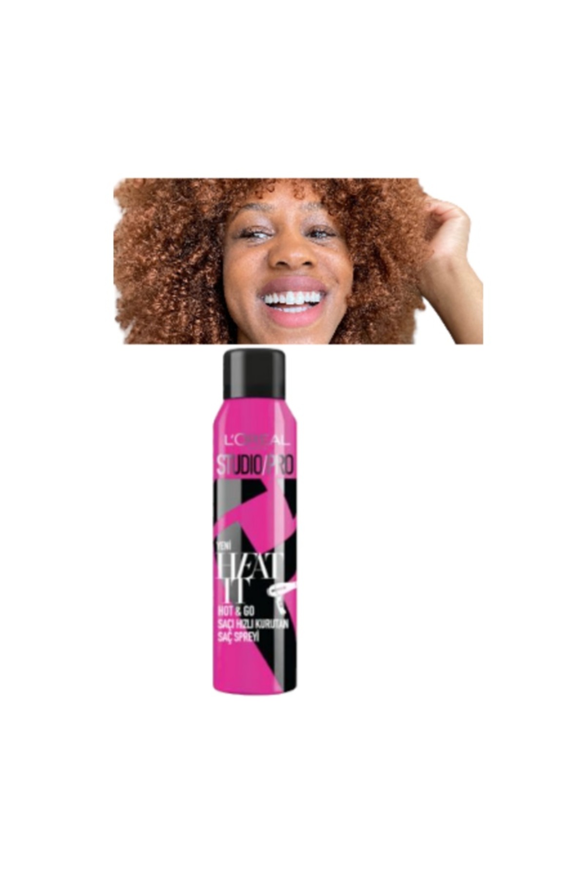 اسپری مو LOREAL PARIS STUDIO PRO HOT AND GO FAST BLOW DRYER SPRAY 150ML L'Oreal Paris