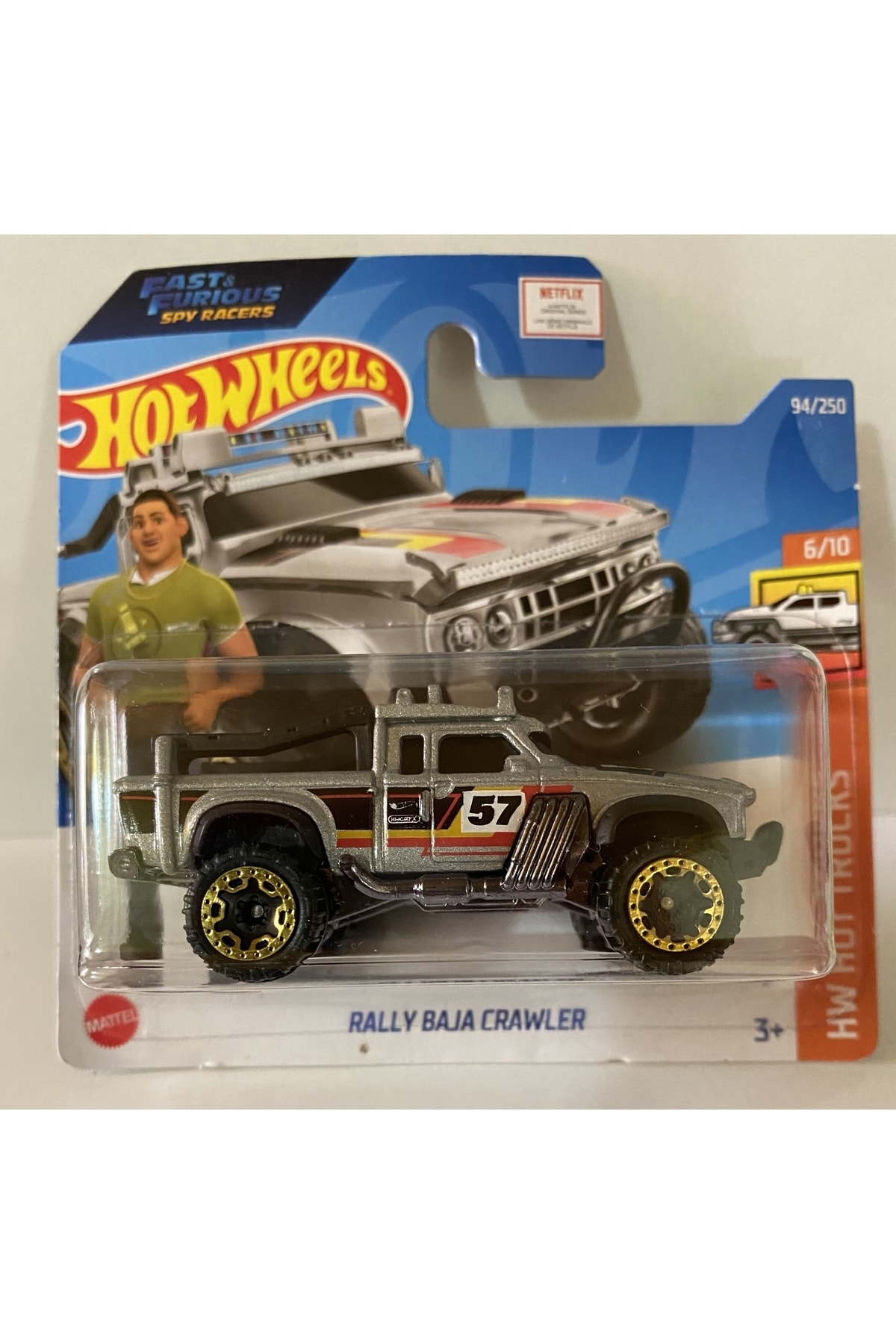 ماشین اسباب بازی رالی باجا خزنده هات ویلز اورجینال HOT WHEELS