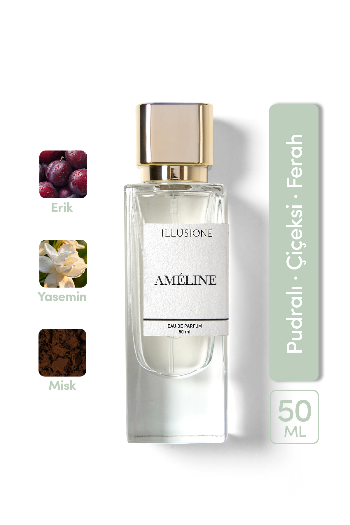 ادوپرفیوم زنانه Améline، ۵۰ میلی‌لیتر، ایلوسیونه ILLUSIONE