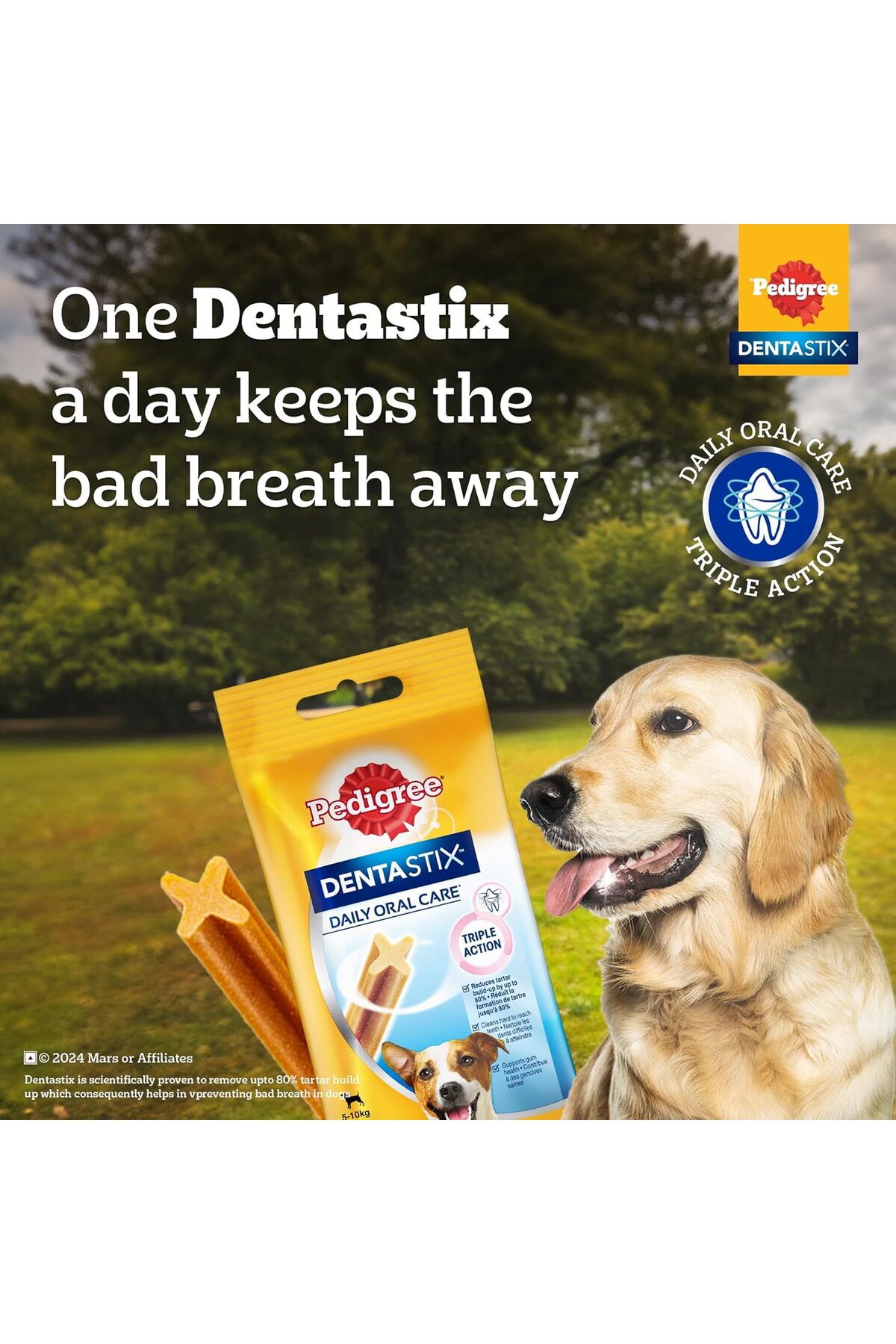 تشویقی سگ پدیگری Pedigree Dentastix بزرگ، ۱۸۰ گرم
