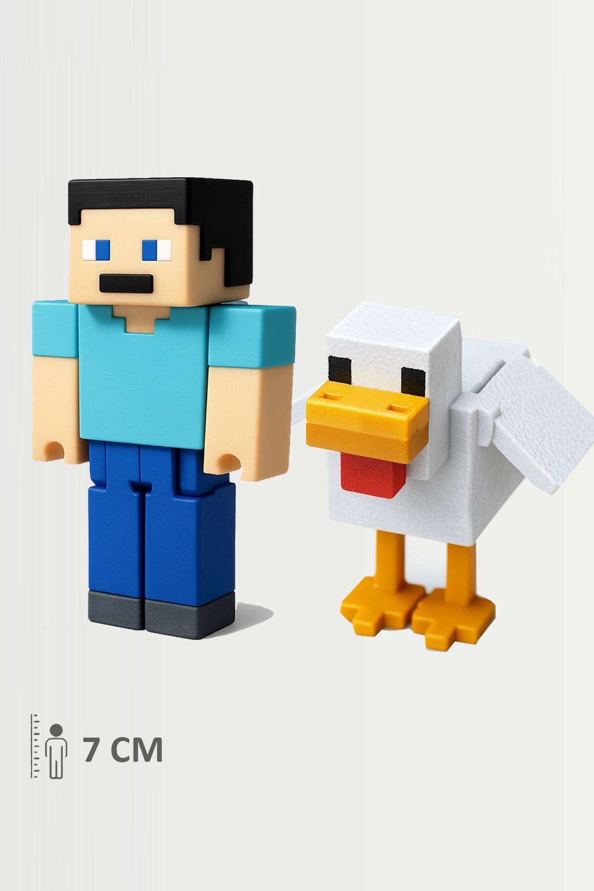 اسباب بازی های فیگور دیگر ست متحرک MINECRAFT STEVE و CHICKEN FigürDizayn