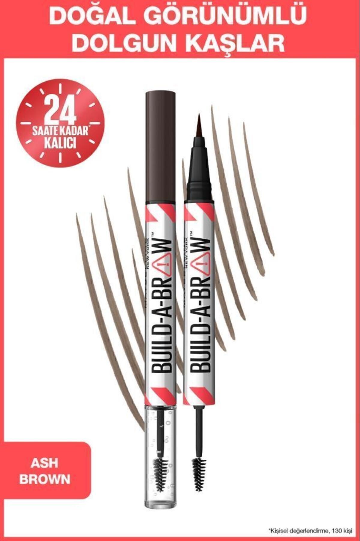 مداد ابرو و سایه یک 2IN1 قهوه ای خاکستر را بسازید Maybelline New York