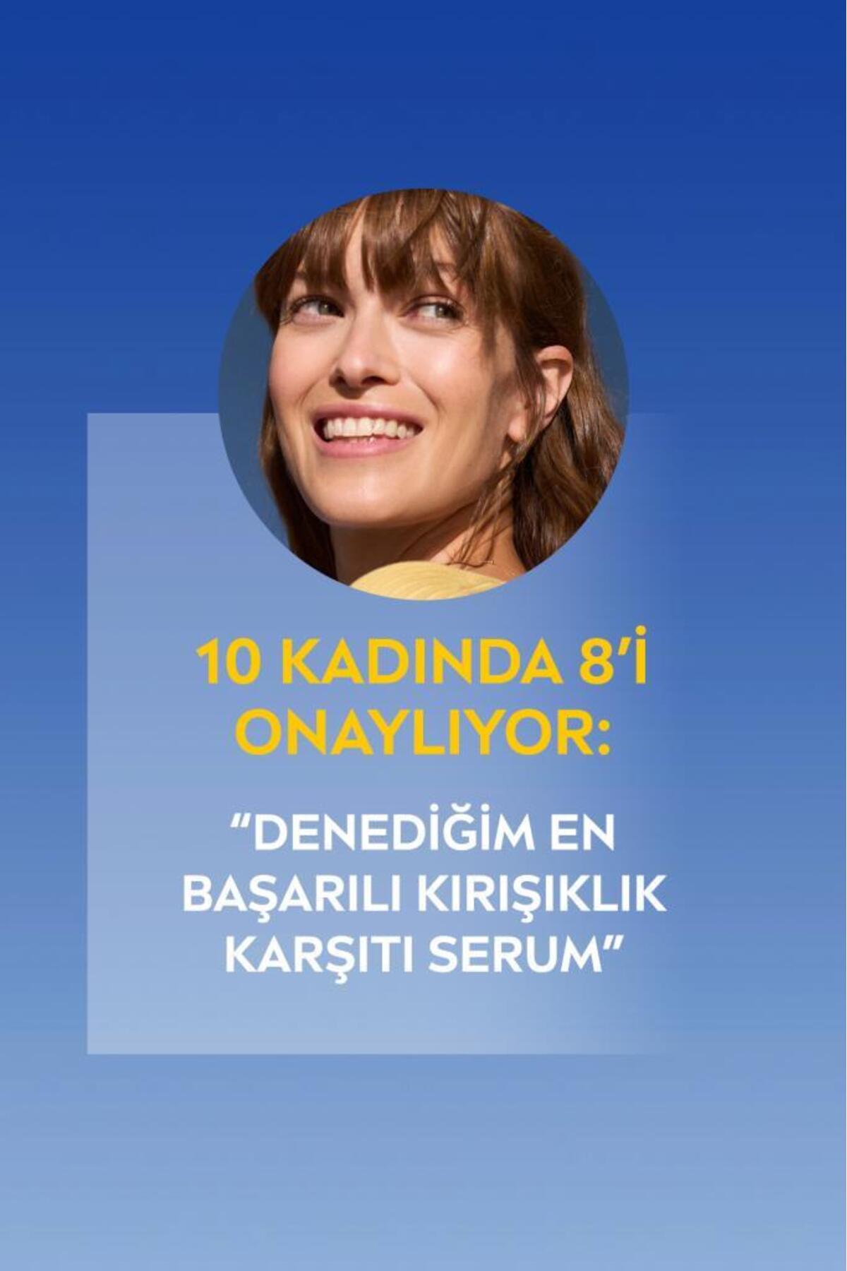 NIVEA ضد چین و چروک دوگانه با سرم پوستی Q10 30 میلی لیتر، Q10 خالص، ضد چین و چروک ناشی از قند