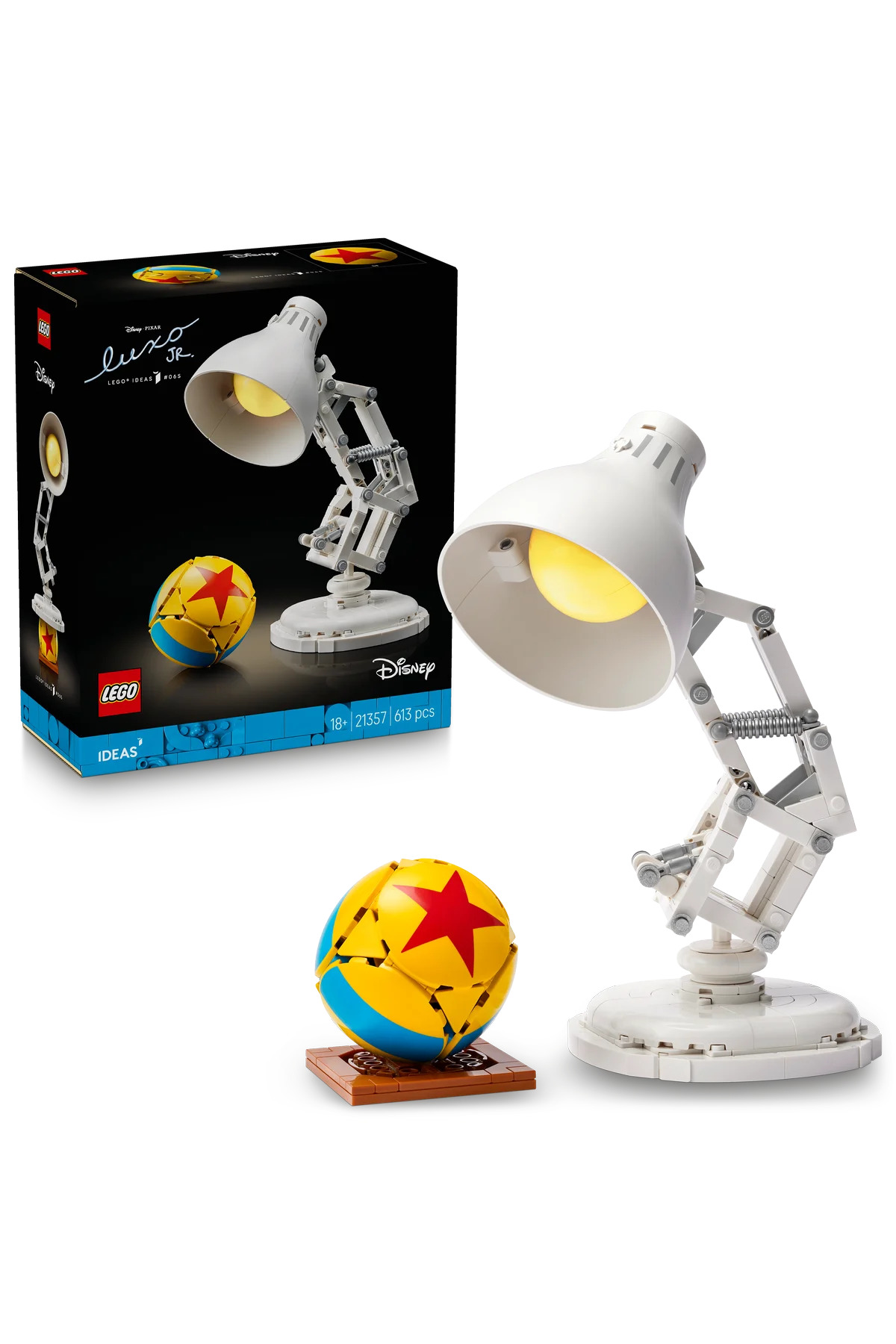 لگو و اسباب بازی های ساخت محور ® ایده ها | DISNEY PIXAR LUXO JR. 21357 مجموعه ساختمان مدل کلکسیونی برای بزرگسالان 613P اورجینال LEGO