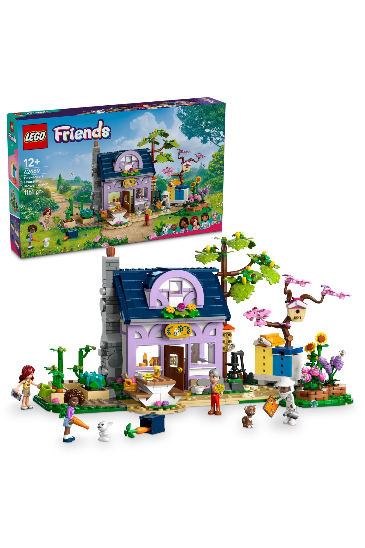 لگو و اسباب بازی های ساخت محور ® FRIENDS BEEKEEPERS' HOUSE AND FLOWER GARDEN 42669 12+ ست ساختمان خلاق 1161P اورجینال LEGO