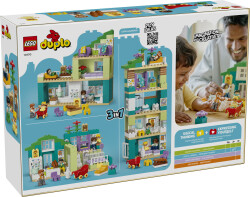 خانه عروسکی ساختنی ۳ در ۱ لگو LEGO DUPLO مدل 10470، ۱۶۶ قطعه با ۴ فیگور