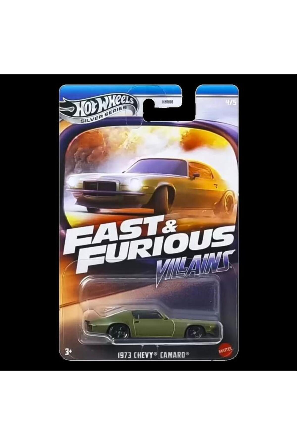 ماشین اسباب بازی شرور سریع و خشمگین 1973 CHEVY CAMARO HNR88888888 هات ویلز اورجینال HOT WHEELS