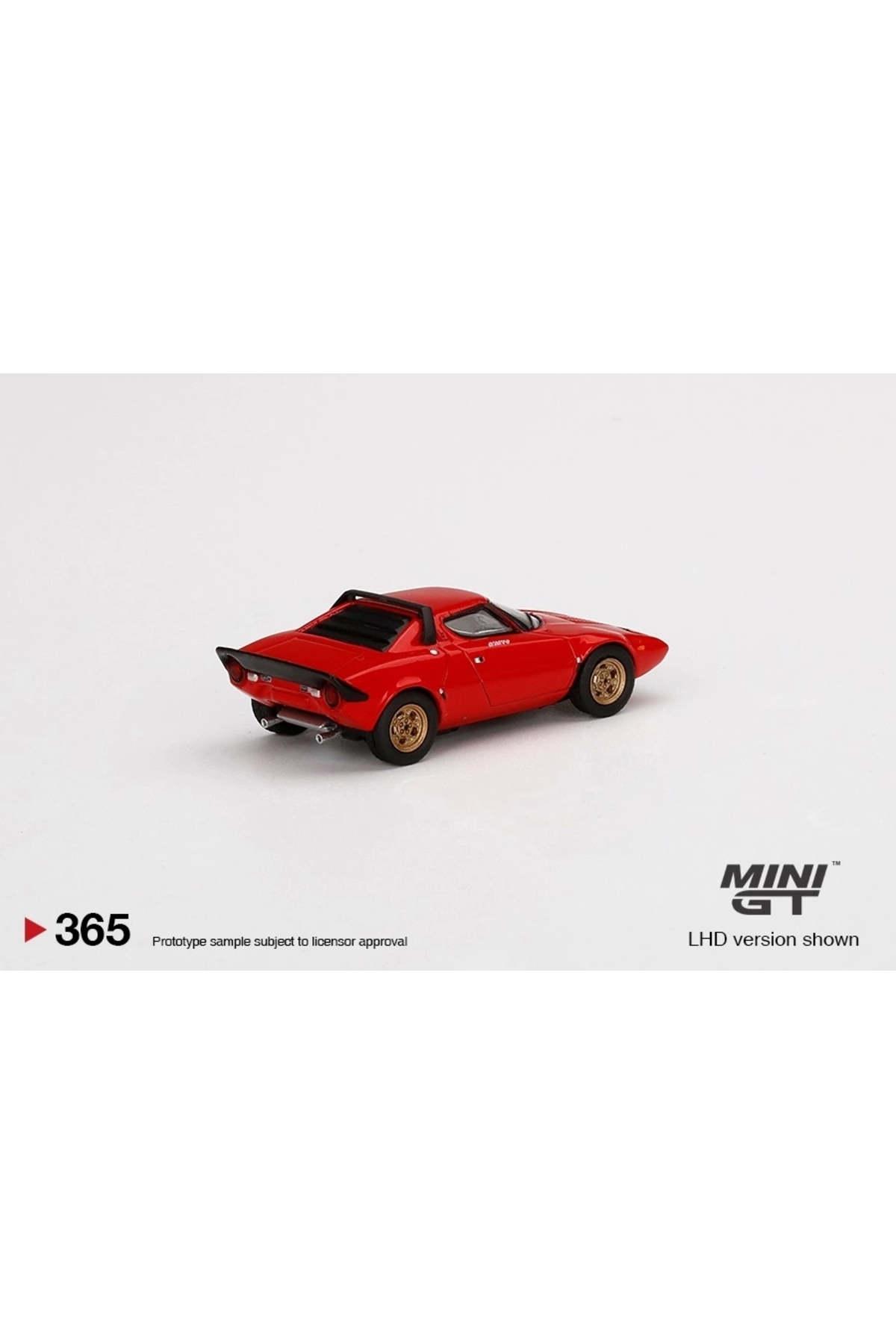 مدل خودرو MINI GT LANCIA STRATOS HF STRADALE ROSSO ARANCIO اورجینال mini gt