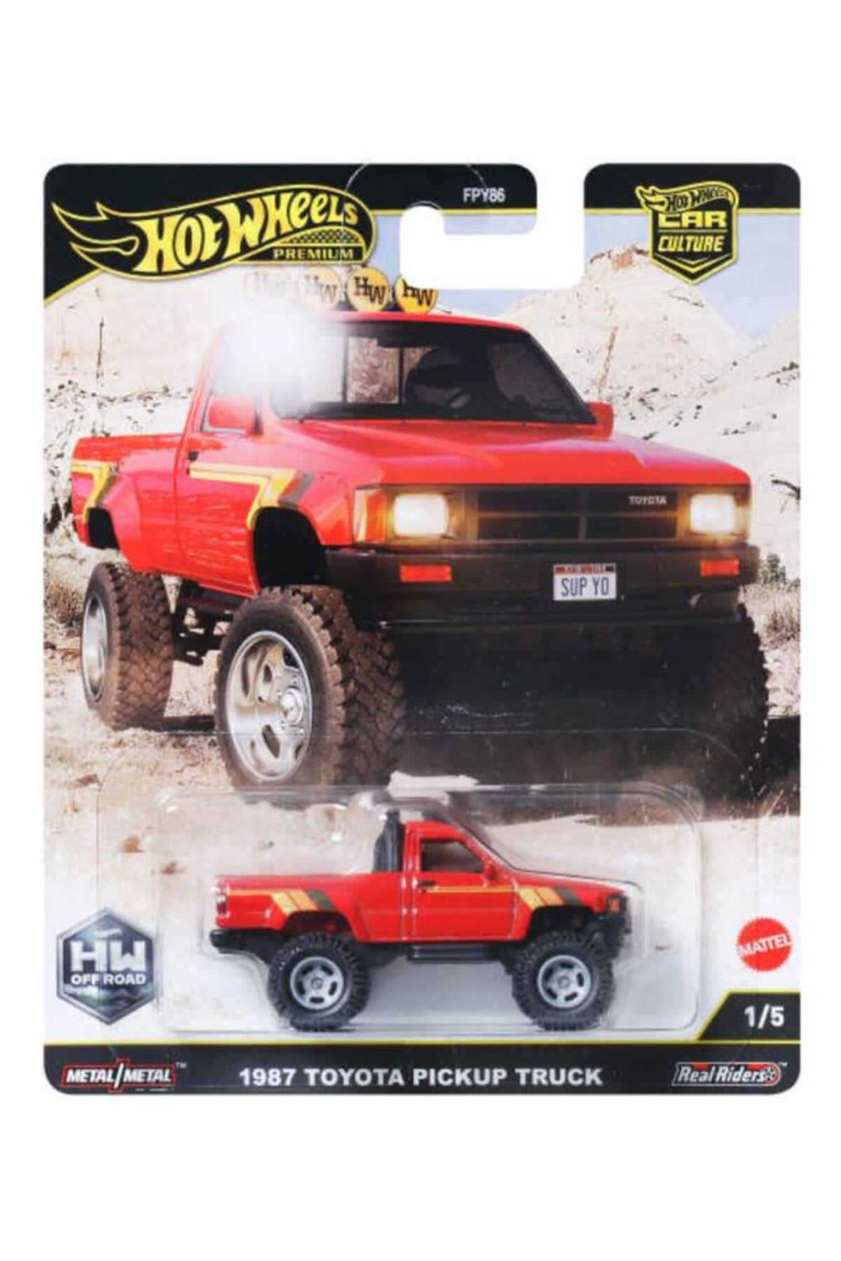 ماشین اسباب بازی CAR CULTURE 1987 TOYOTA وانت کامیون FPY86 JBK73 هات ویلز اورجینال HOT WHEELS