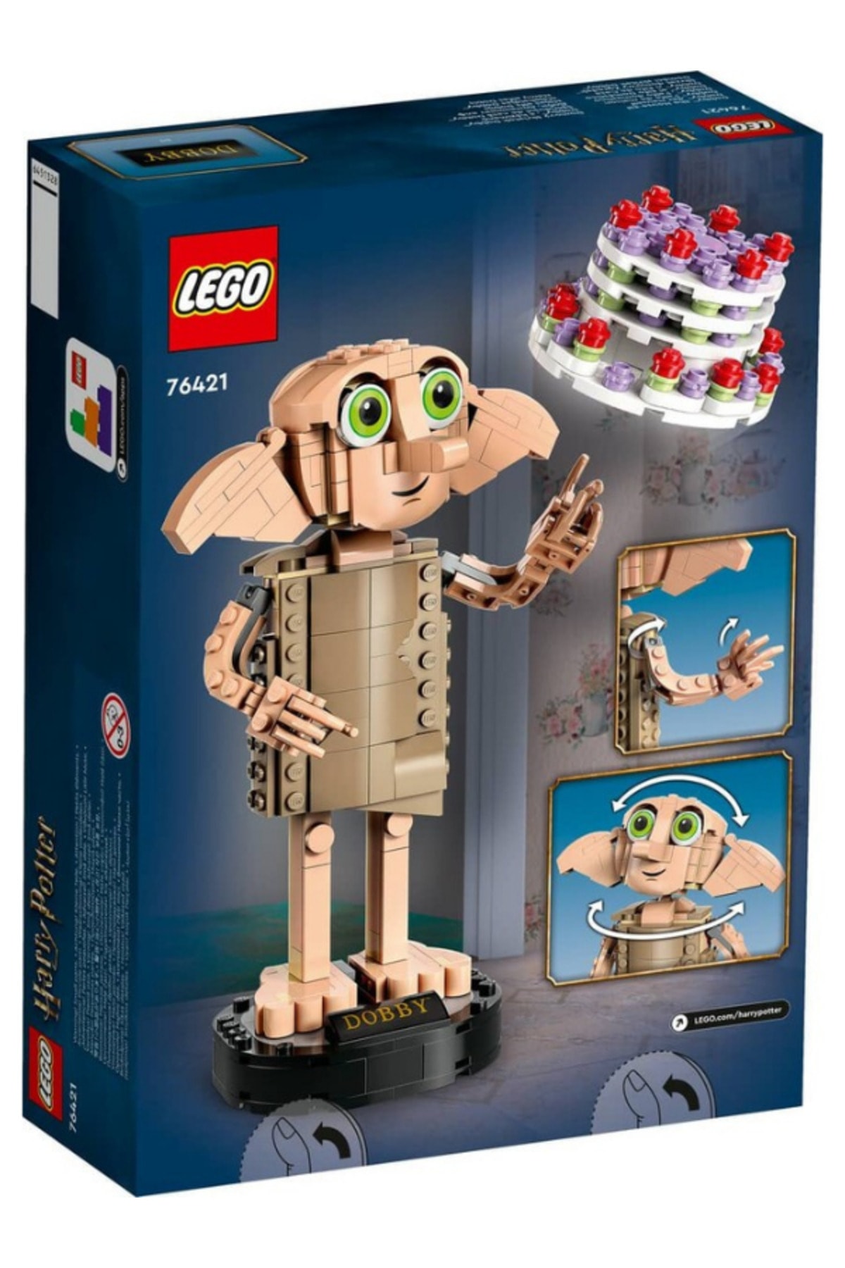 لگو و اسباب بازی های ساخت محور 76421 LEGO® هری پاتر™ DOBBY THE HOUSE ELF™ 403 PIECES FOR CHILDREN 8 بالاتر اورجینال LEGO