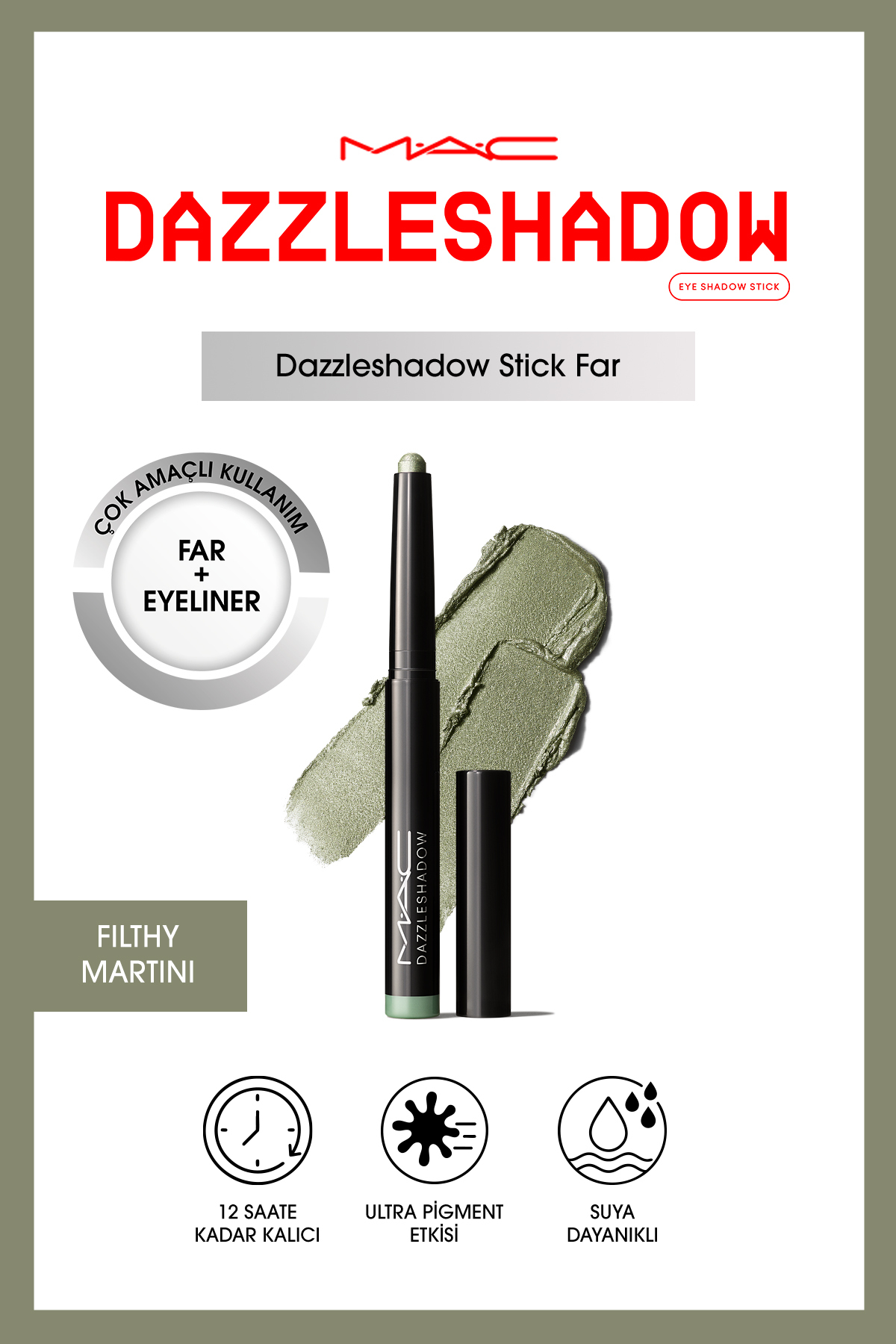 سایه چشم DAZZLESHADOW STICK FAR MILTHY MARTINI Mac