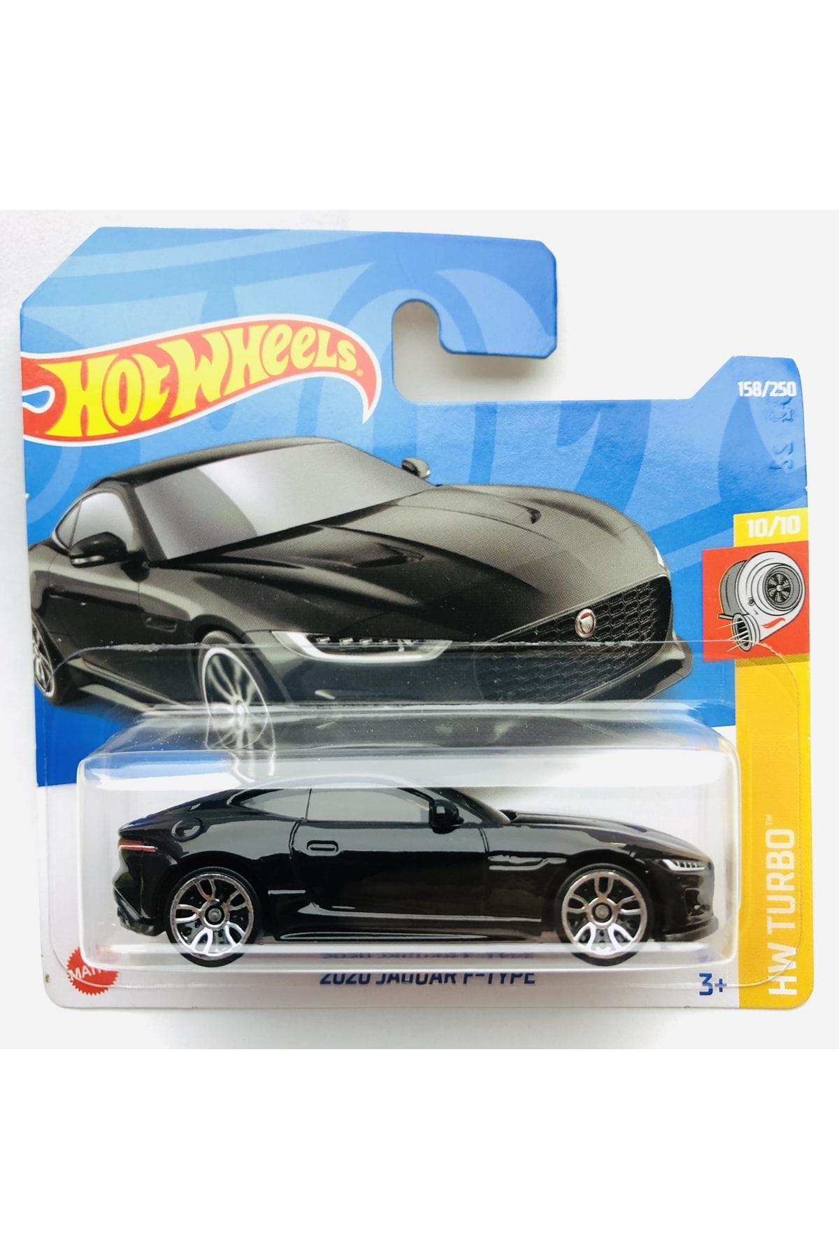 ماشین اسباب بازی 2022 جدید 2020 JAGUAR F TYPE BLACK 1:64 SCALE HOTWHEELS BRAND 10 هات ویلز اورجینال HOT WHEELS
