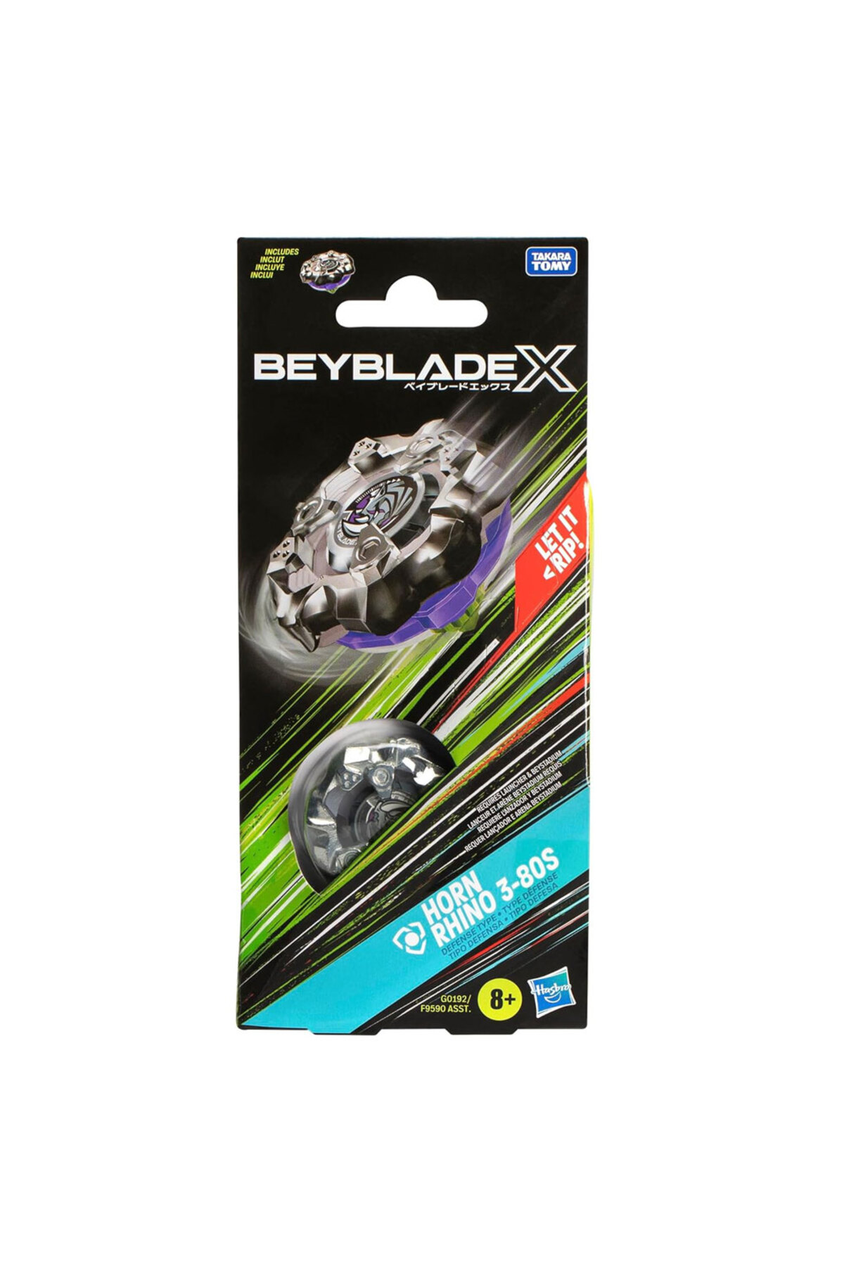 اسباب بازی های فیگور دیگر TOP HORN RHINO 3 80S TP0192 از ترکیه Beyblade