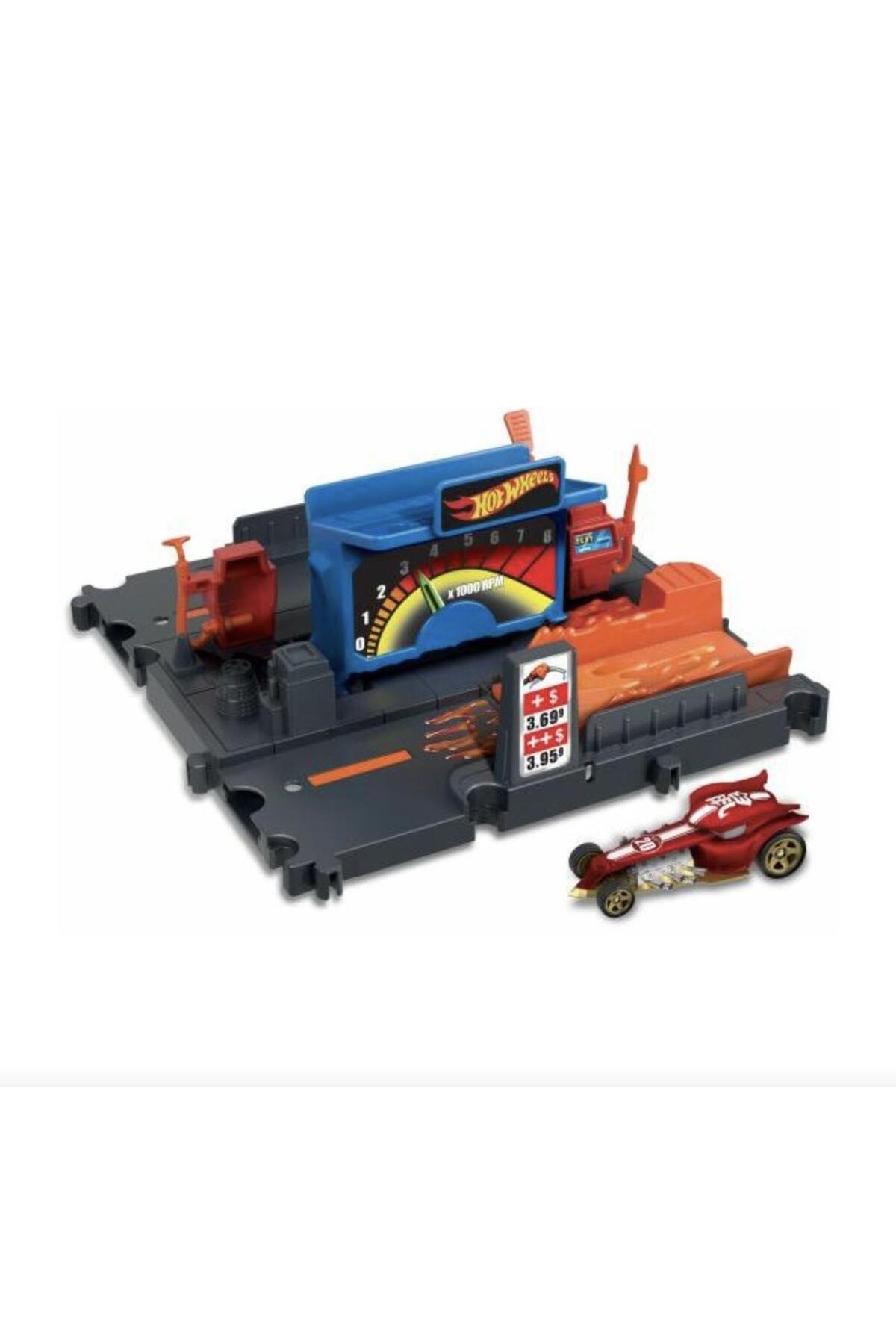 ماشین اسباب بازی مجموعه سوخت STATION HMD53 HKX45 هات ویلز اورجینال HOT WHEELS