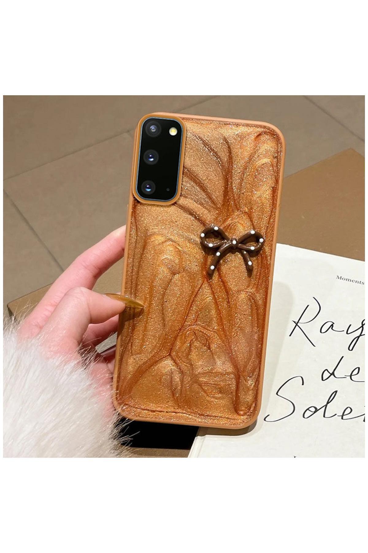 کاور و قاب محافظ SAMSUNG GALAXY S20 FE سیلیکونی قهوه ای فیونکا اورجینال Zebana