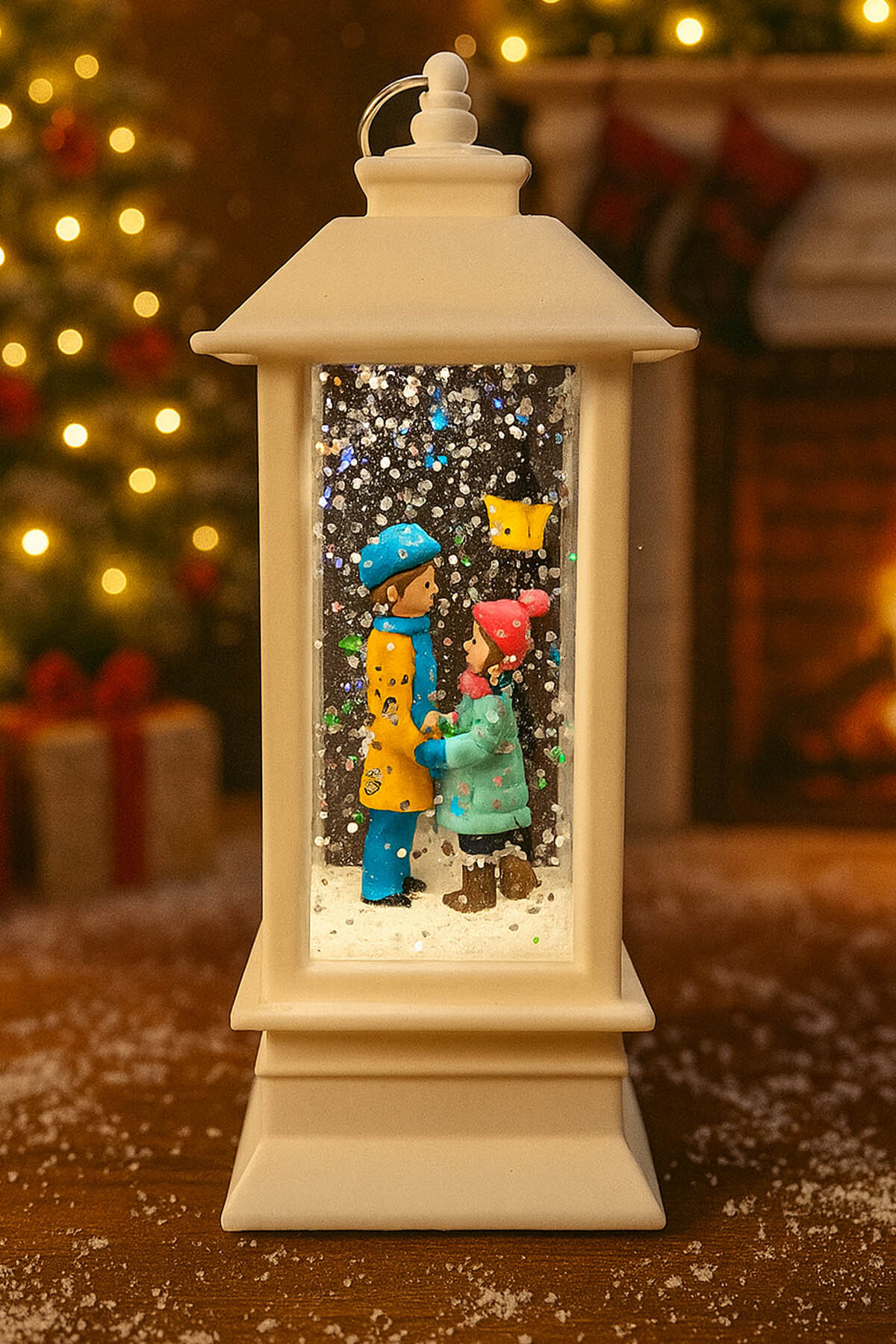 گوی برفی هدیه سال نو لامپ عشق روشن SNOW GLOBE برای عاشق از ترکیه zozoya