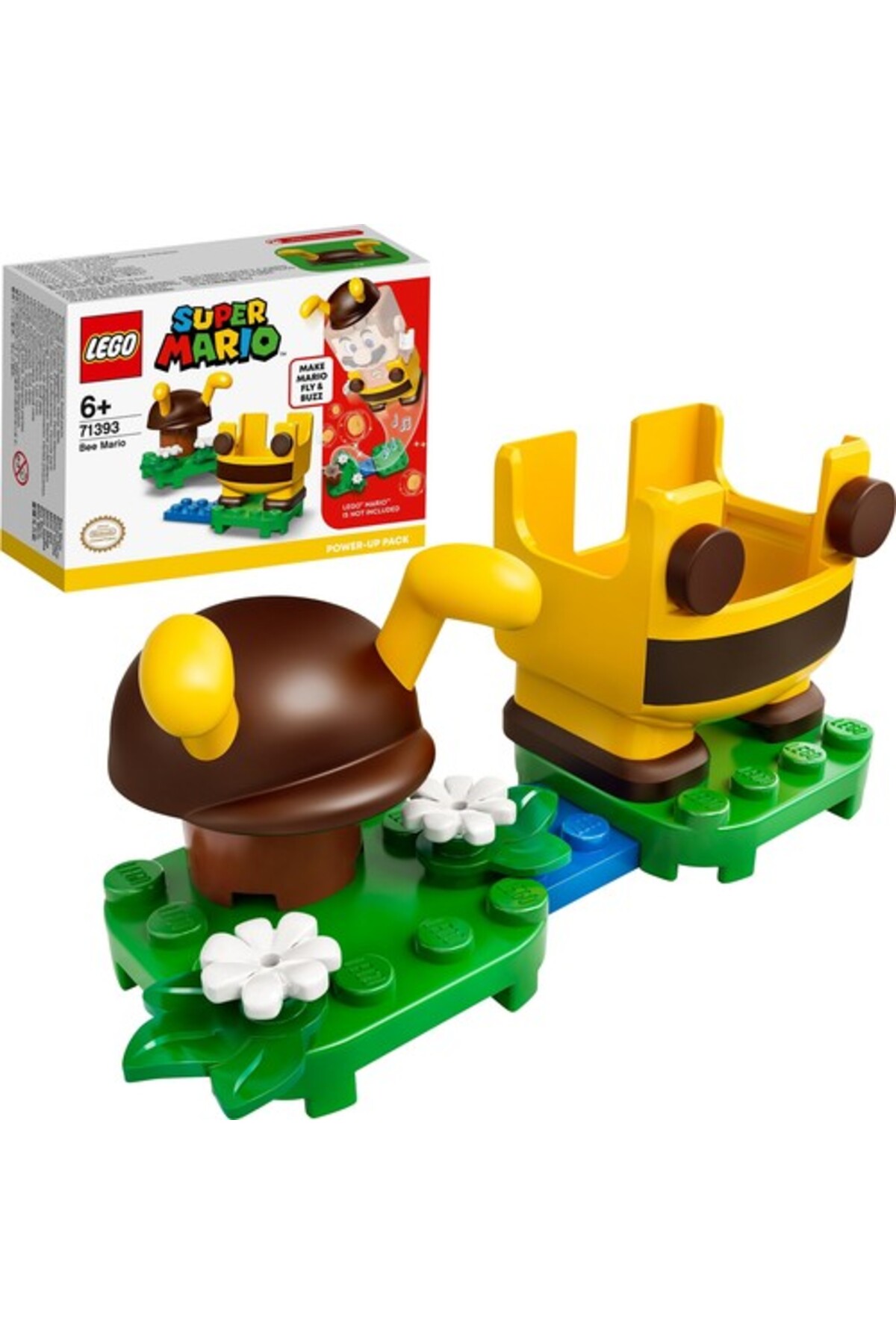 لگو و اسباب بازی های ساخت محور بسته پاور آپ سوپر ماریو 71393 BEE MARIO اورجینال LEGO
