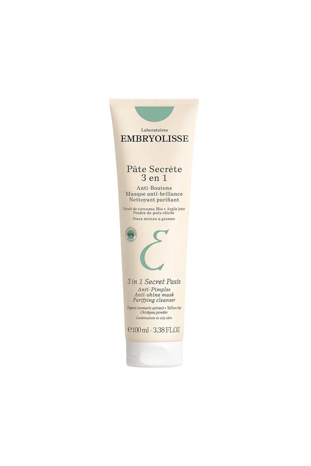 ماسک صورت خمیر مخفی 3 در 1 100 میل Embryolisse