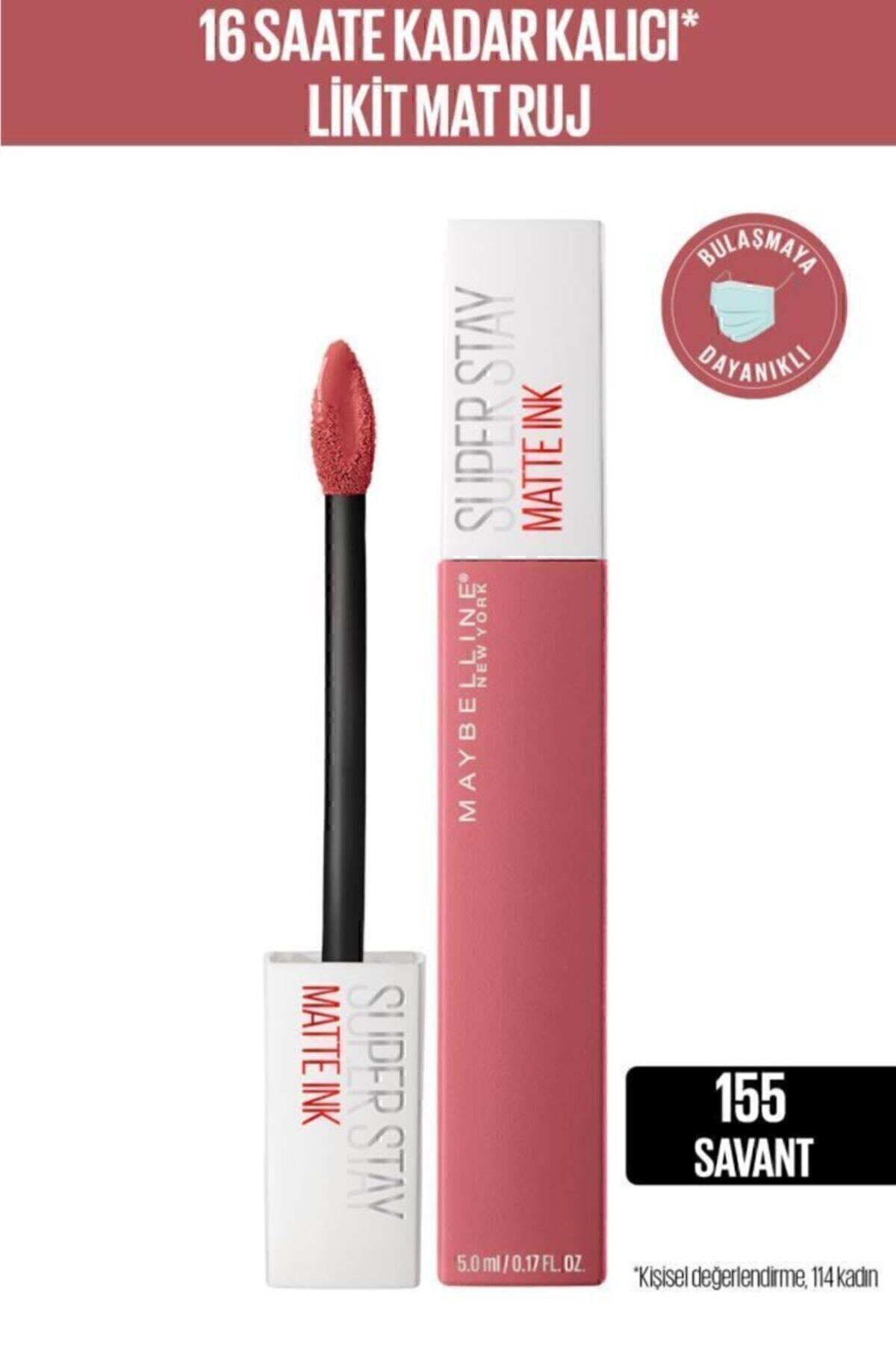 رژ لب مات مایع - 115 SAVANT میبلین Maybelline