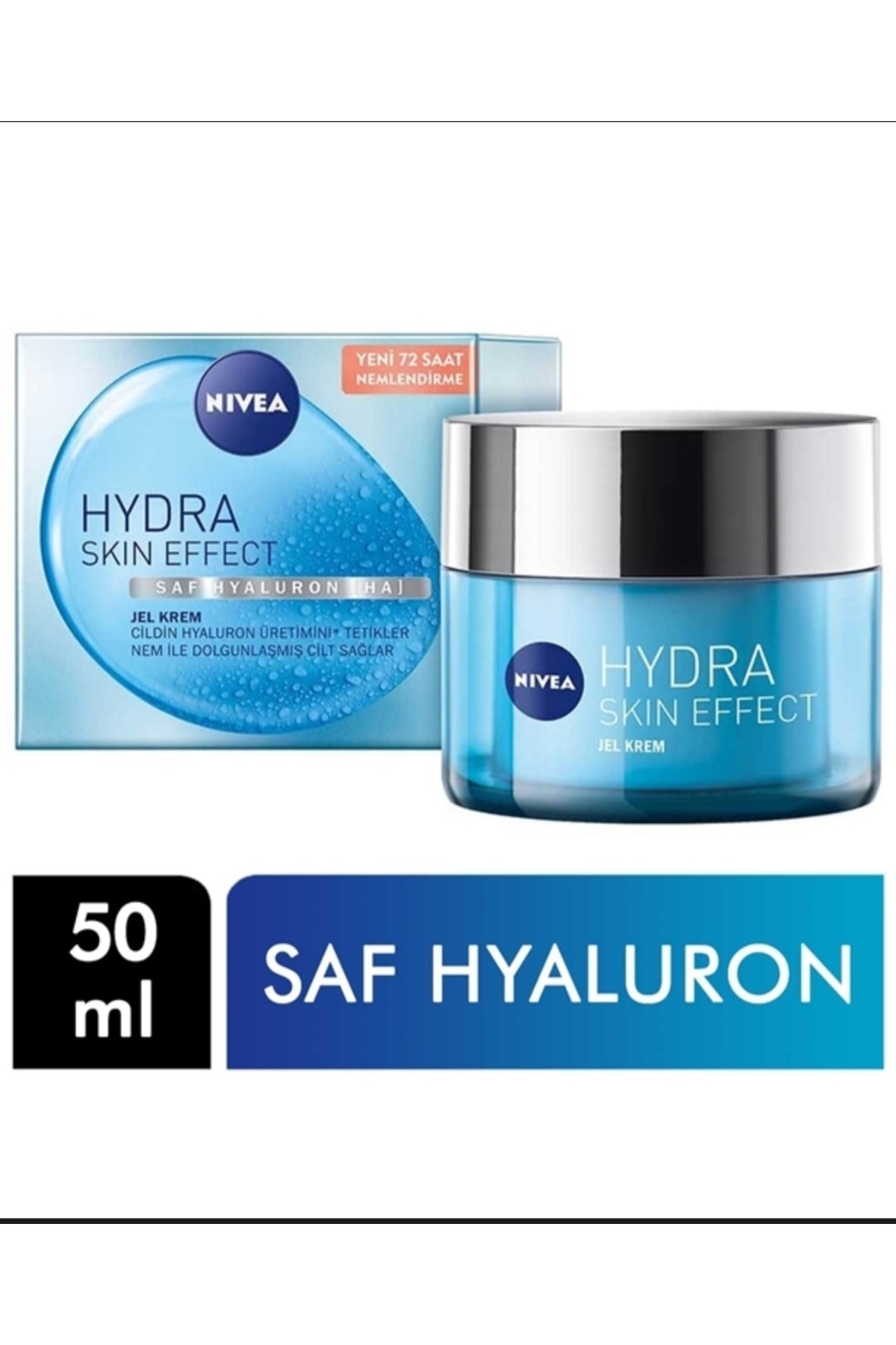 NIVEA ژل کرم مرطوب کننده اثر پوست هیدرا 50 میلی لیتر مناسب برای همه انواع پوست