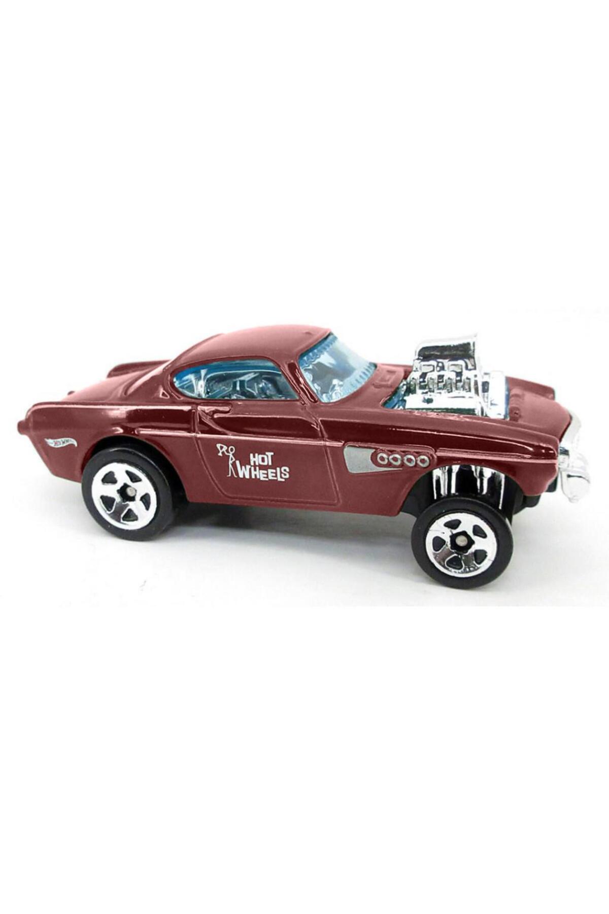 ماشین اسباب بازی اتومبیل های SINGLE VOLVO P1800 GASSER HKJ94 هات ویلز اورجینال HOT WHEELS