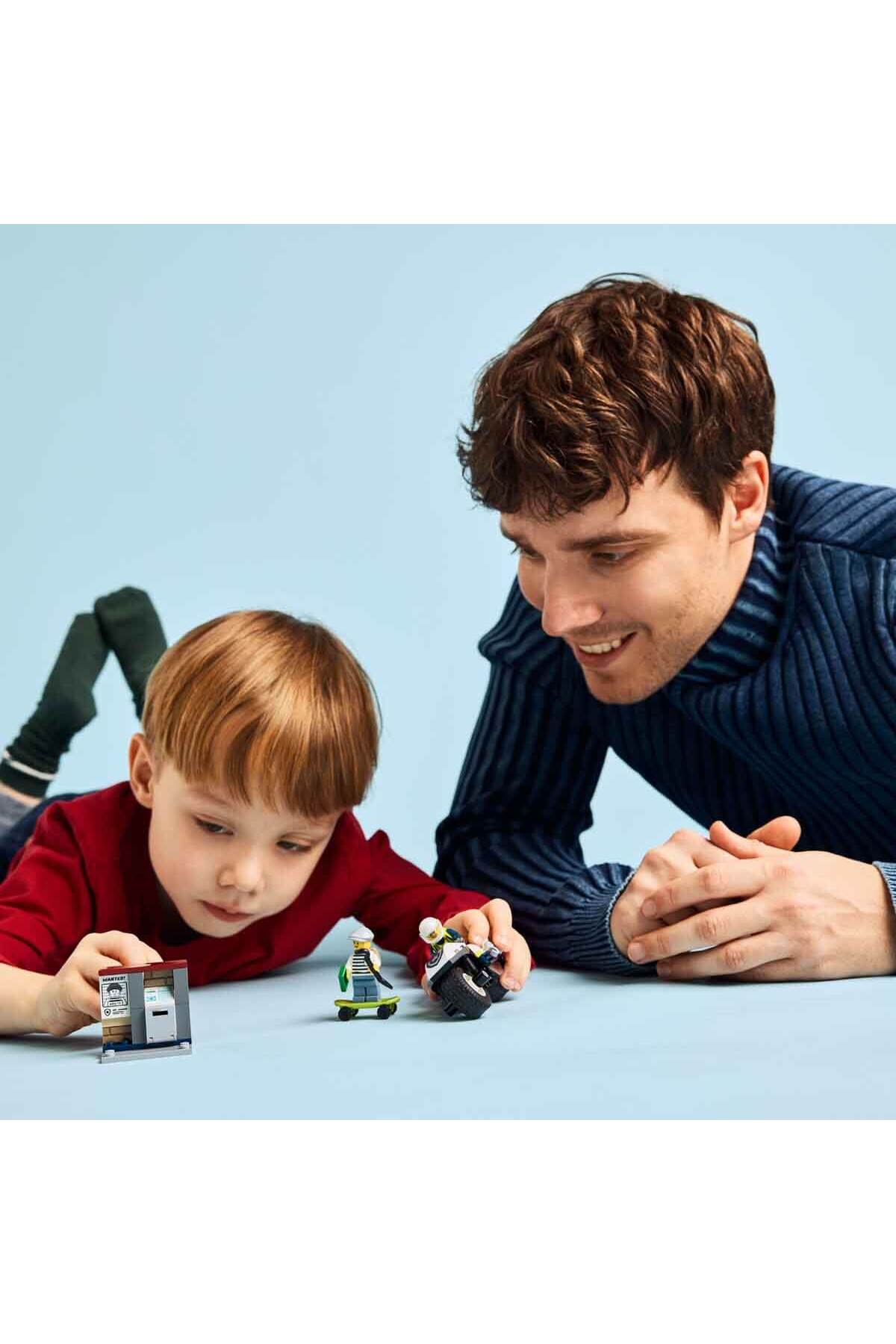 لگو پیگیری MOTOCYLET پلیس شهر 60455 ساختار خلاق برای کودکان 4 ساله بالاتر اورجینال LEGO
