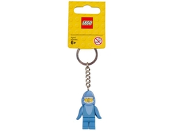 جاکلیدی شخصیت لباس کوسه لگو LEGO مدل 853666 با حلقه و زنجیر فلزی