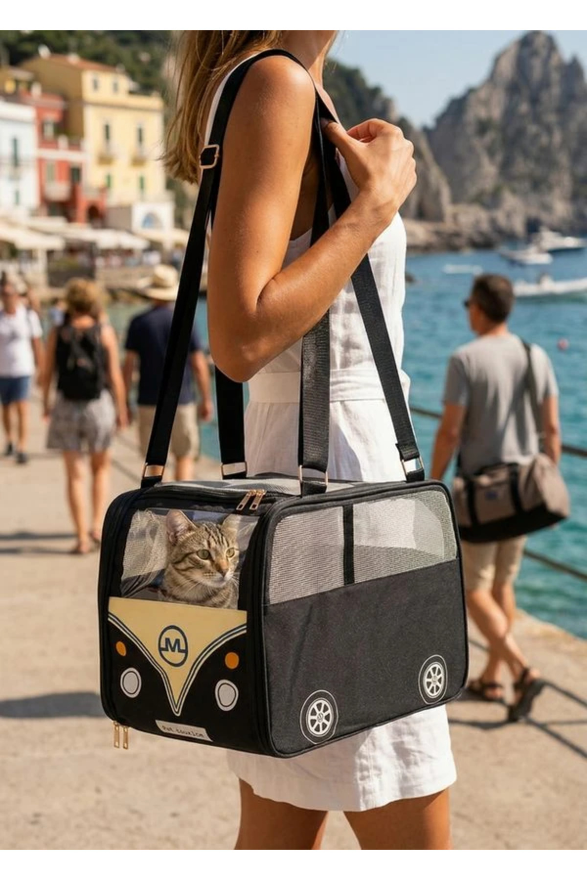 کیف حمل گربه و سگ نژاد کوچک پتزا Petza Pet Tourism، چندرنگ