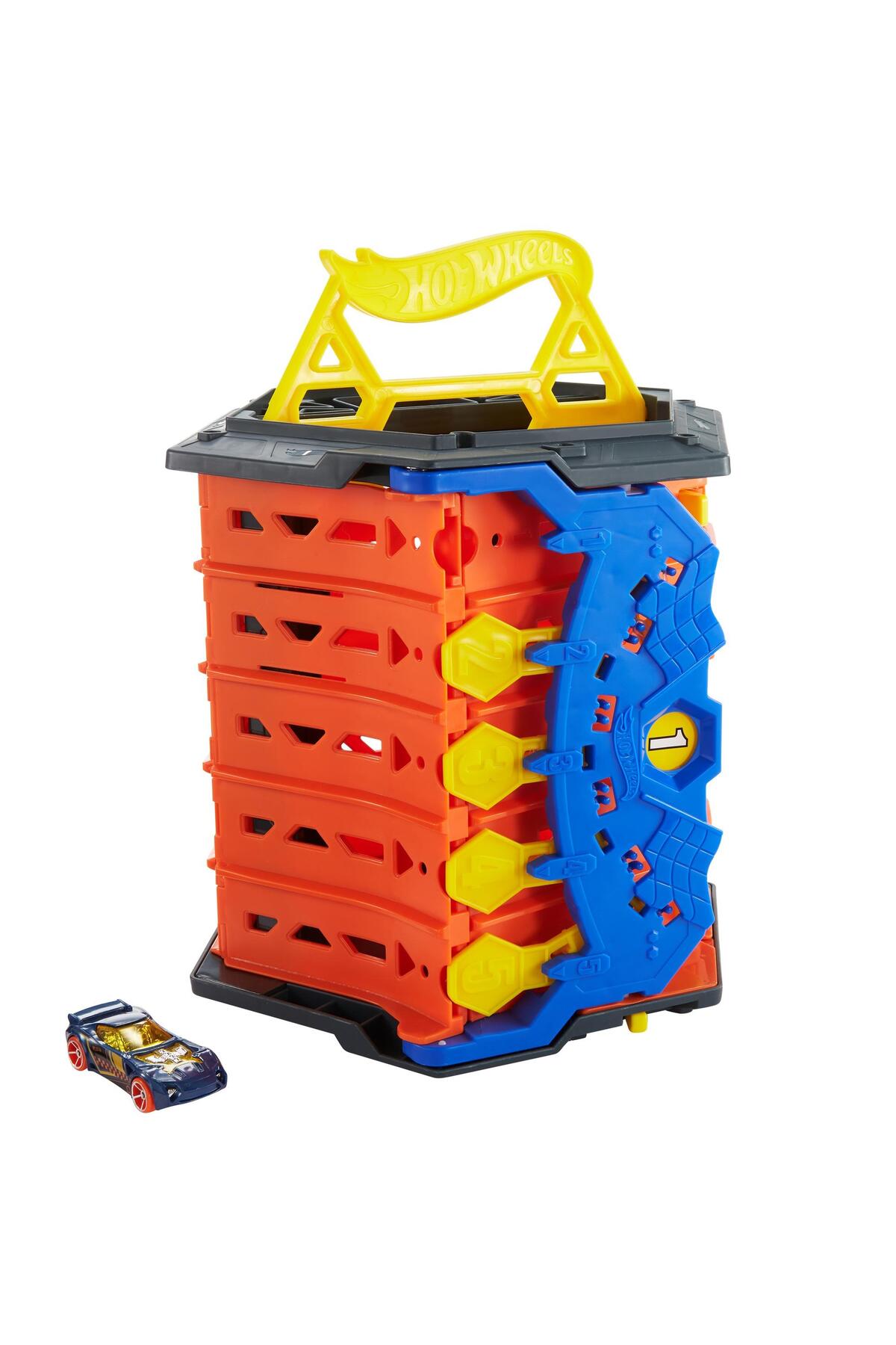ماشین اسباب بازی آهنگ مسابقه CURLLED GYX11 هات ویلز اورجینال HOT WHEELS