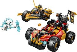 مجموعه ساختنی وسایل نقلیه متحد کای و کول، لگو LEGO نینجاگو مدل 71864، ۳۹۴ قطعه، حداقل سن ۷ سال