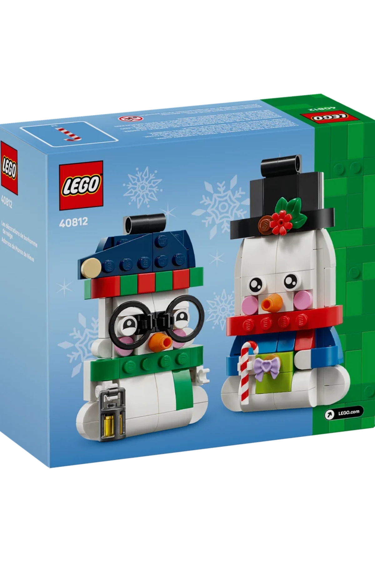 لگو و اسباب بازی های ساخت محور 40812 زیورآلات آدم برفی نمادین LEGO اورجینال LEGO