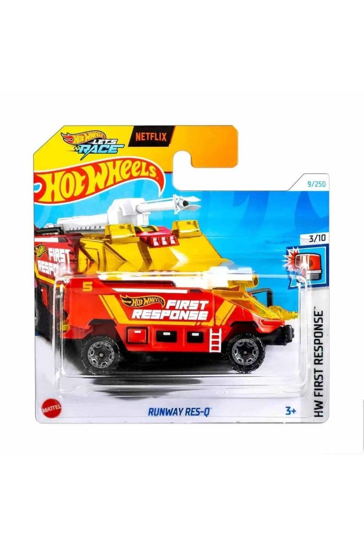 ماشین اسباب بازی RES Q پاسخ اول HW هات ویلز اورجینال HOT WHEELS