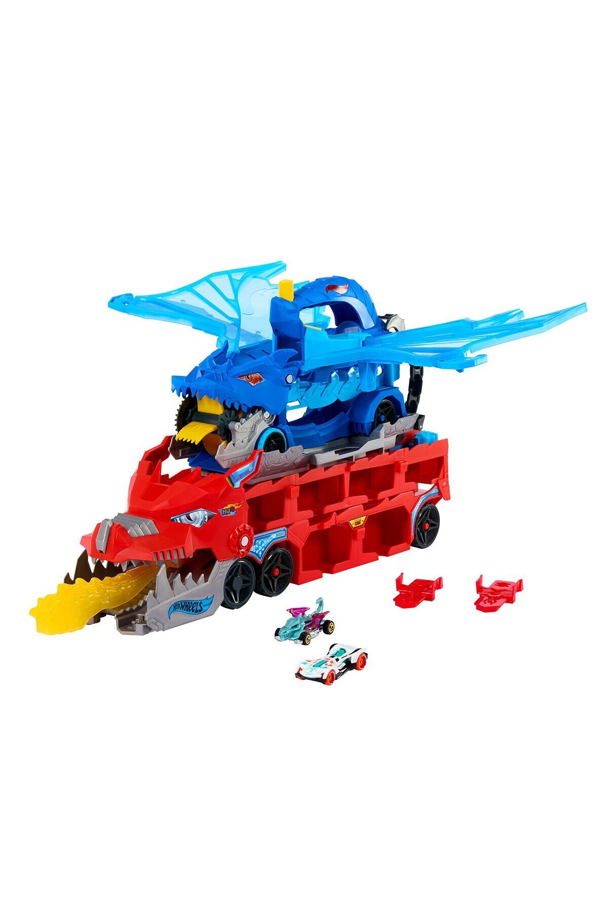 اسباب بازی های فیگور دیگر JBM72 ULTIMATE DUAL DRAGON TRANSPORTER از ترکیه HOT WHEELS