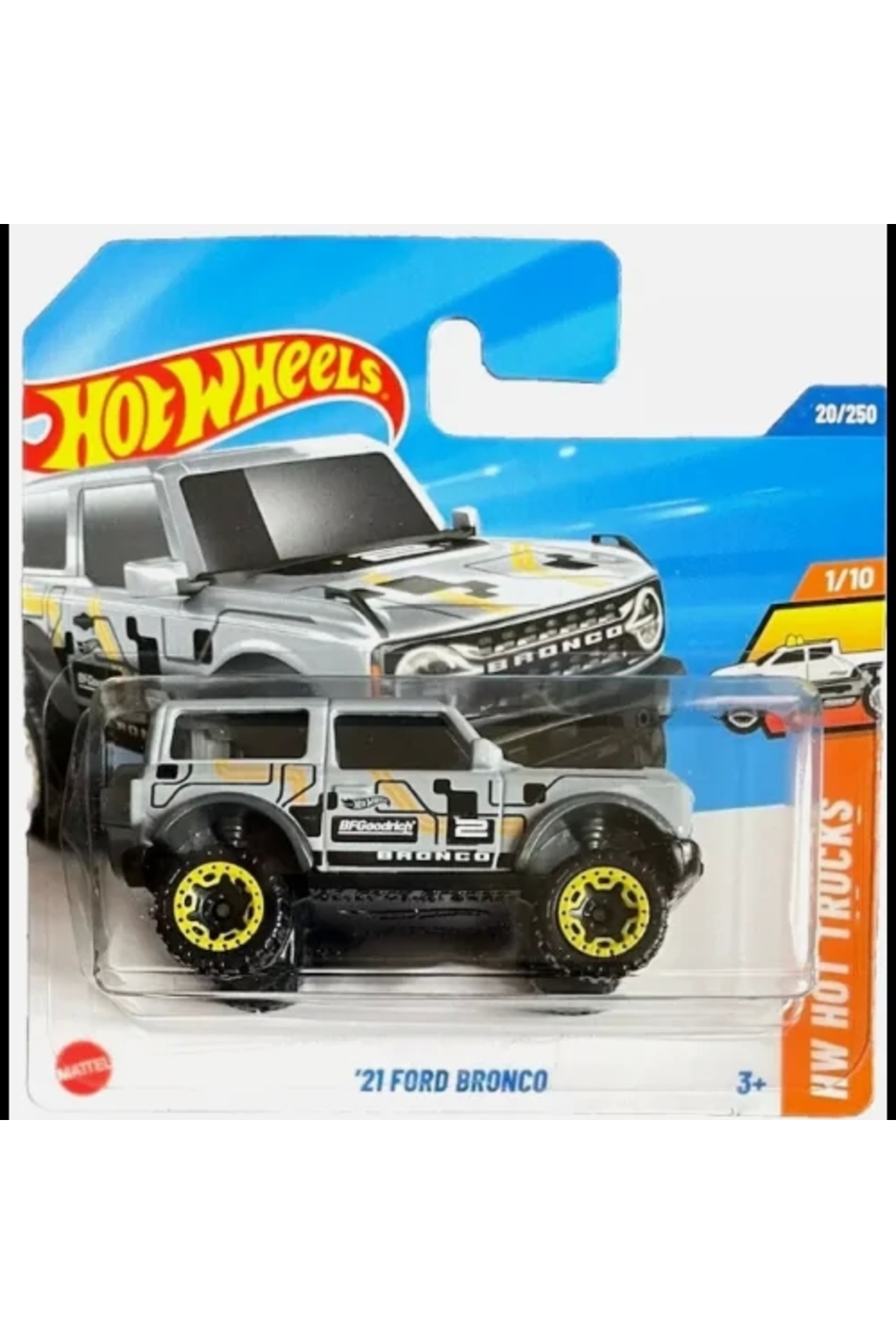 ماشین اسباب بازی های تکی '21 فورد برونکو HYW73 کامیون داغ از ترکیه HOT WHEELS